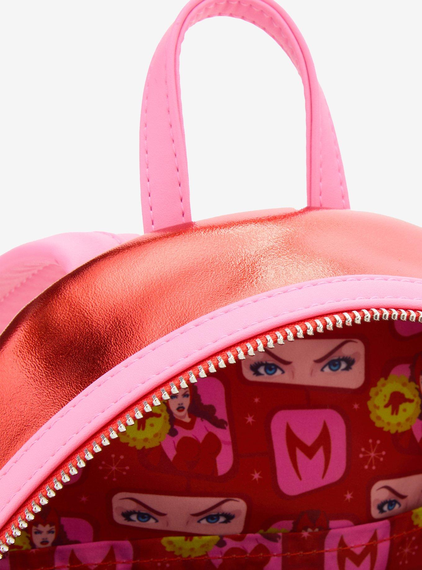 Loungefly Marvel Scarlet Witch Light-Up Mini Backpack, , alternate - view 5
