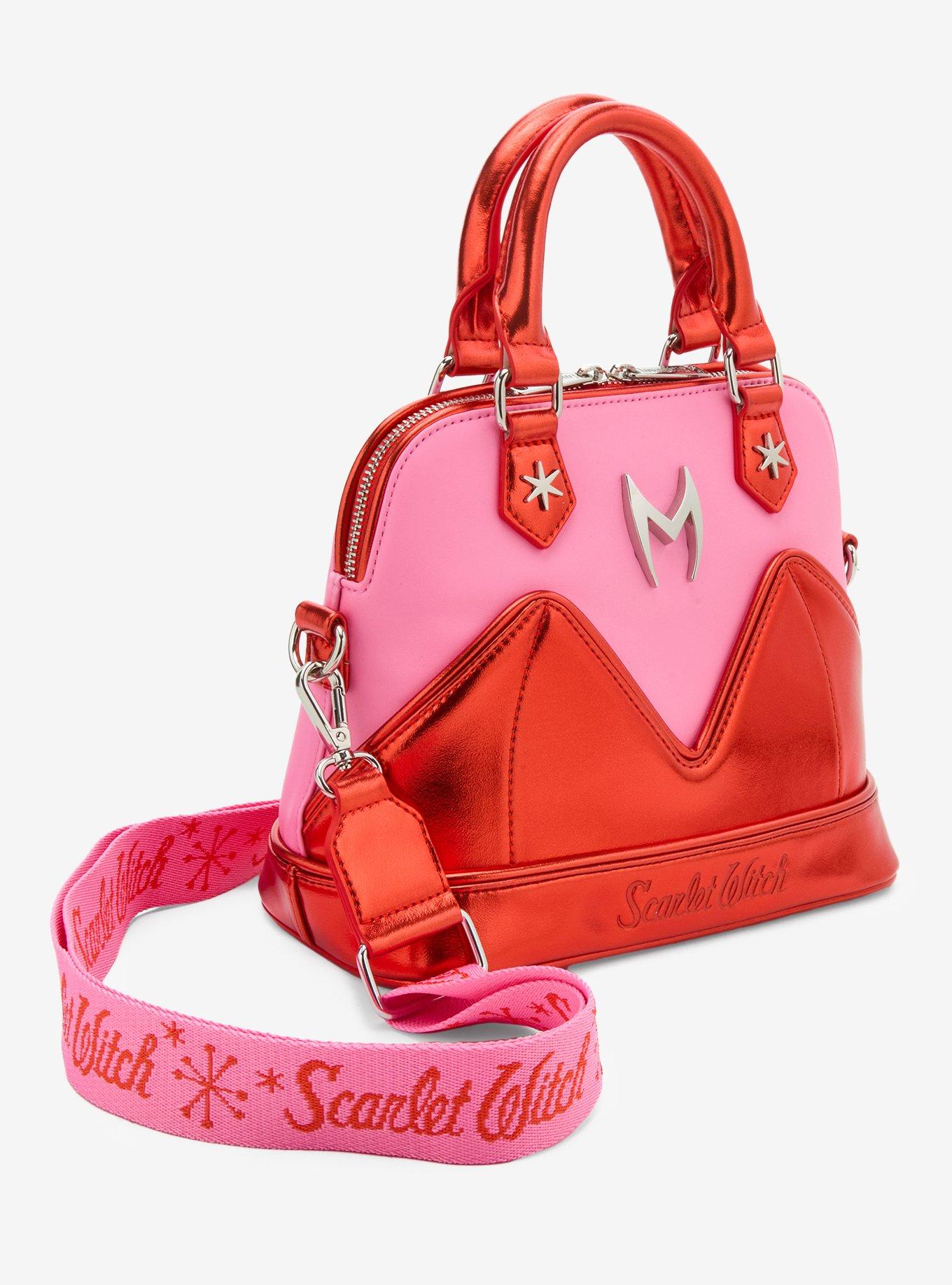Loungefly Marvel Scarlet Witch Bowler Handbag, , hi-res