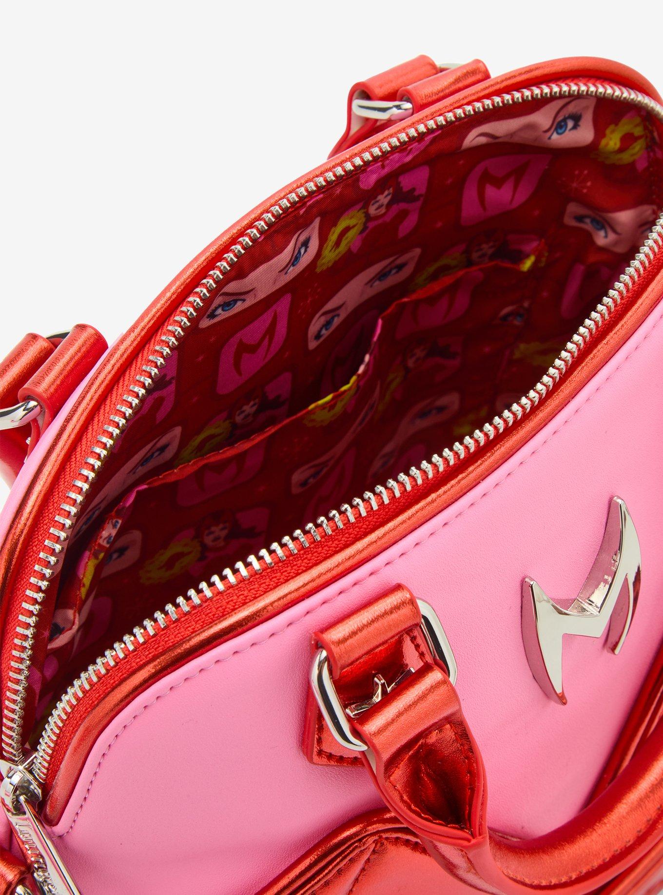 Loungefly Marvel Scarlet Witch Bowler Handbag, , alternate - view 4