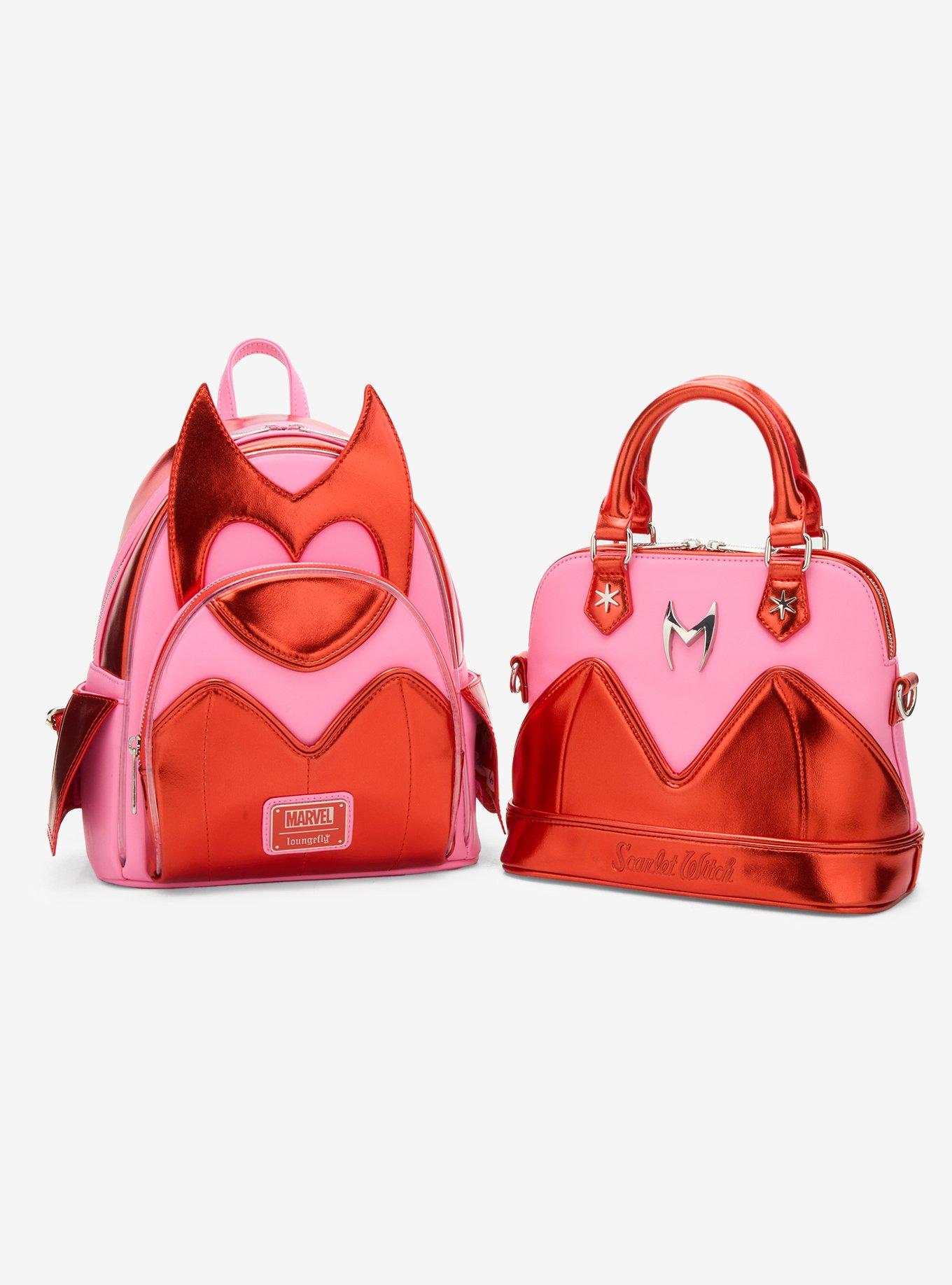 Loungefly Marvel Scarlet Witch Bowler Handbag, , alternate - view 5
