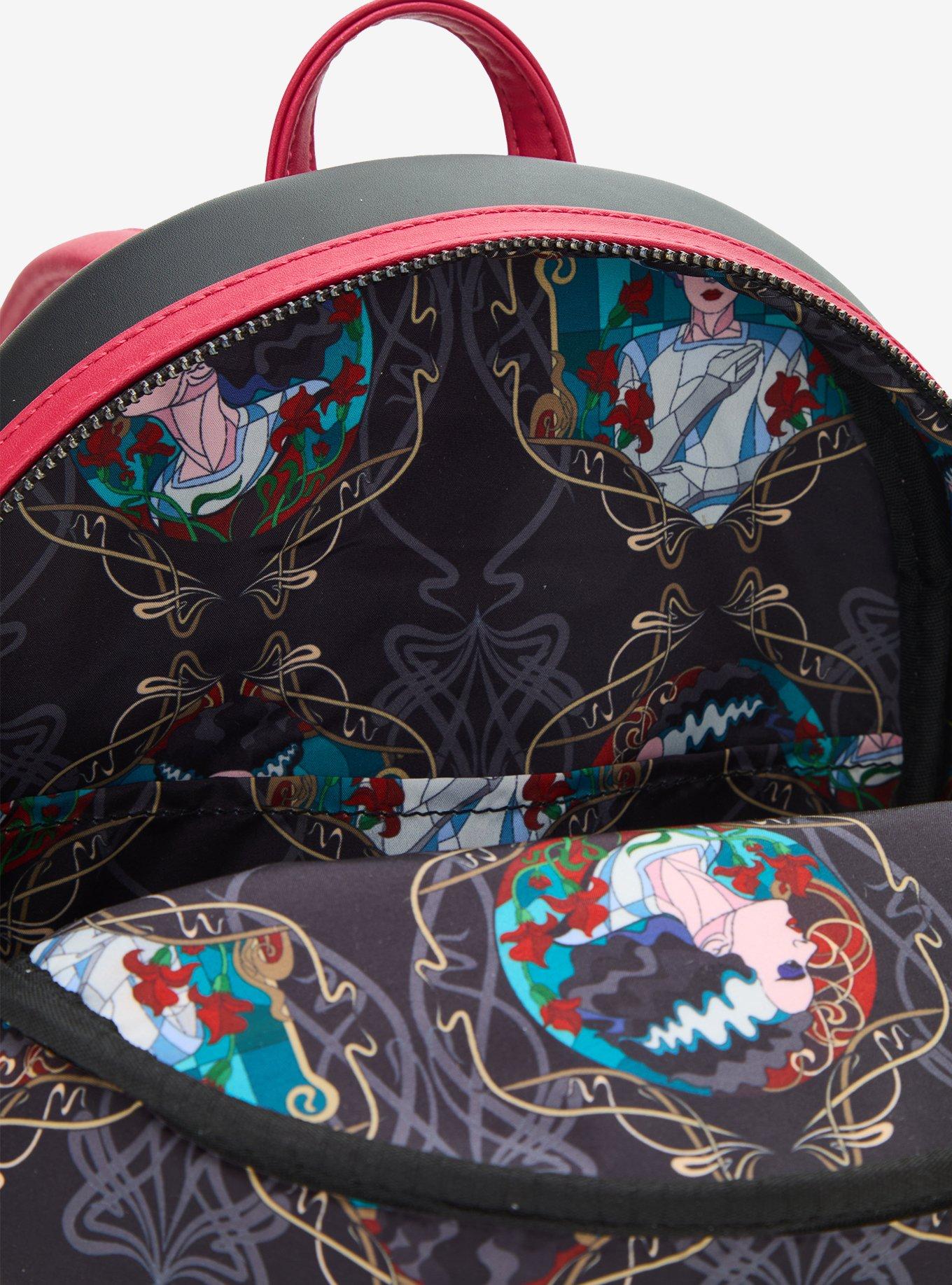 Loungefly Universal Monsters The Bride Floral Mini Backpack, , alternate - view 4
