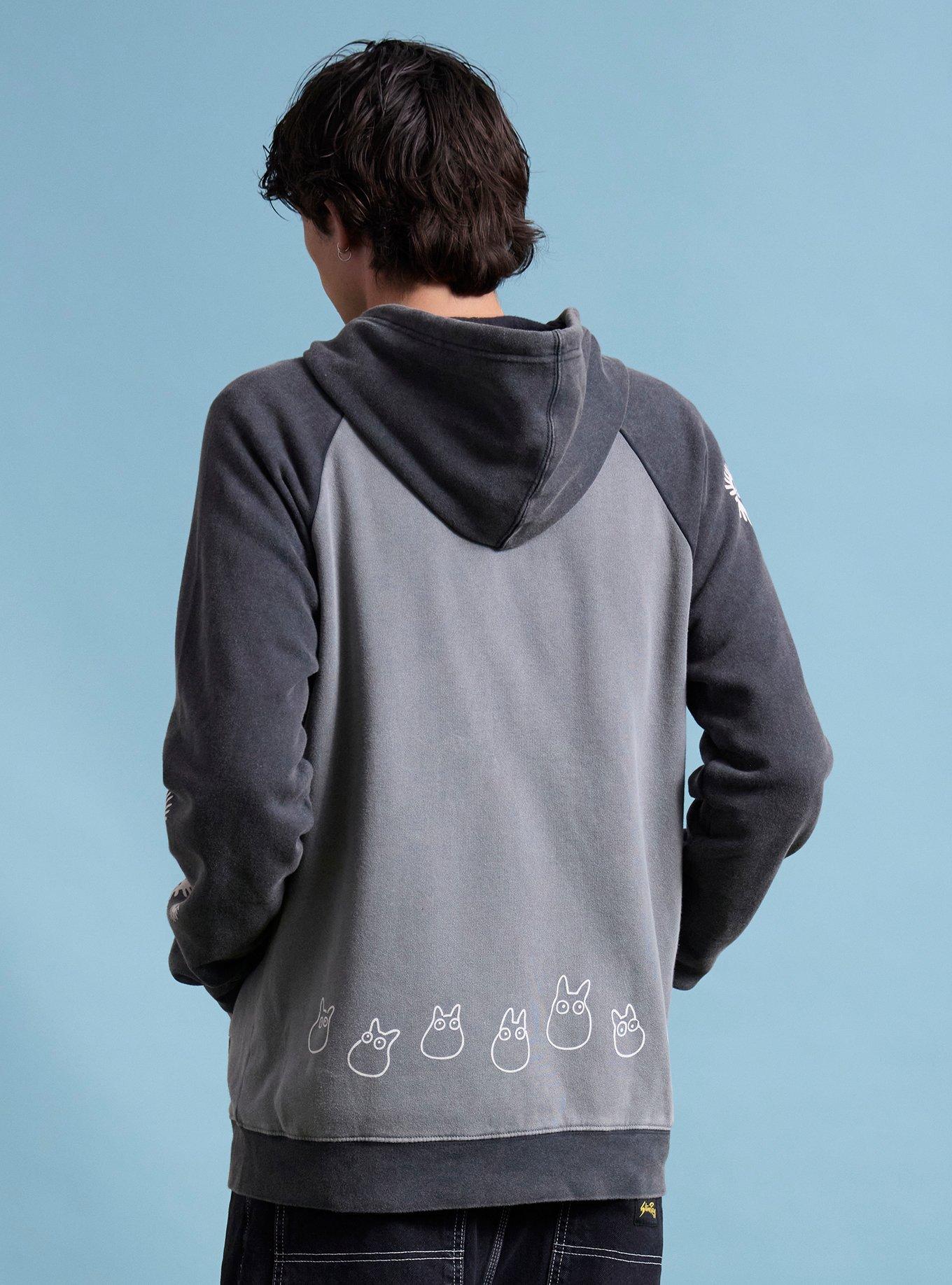 Our Universe Studio Ghibli&reg; My Neighbor Totoro Outline Color-Block Hoodie, GREY, alternate
