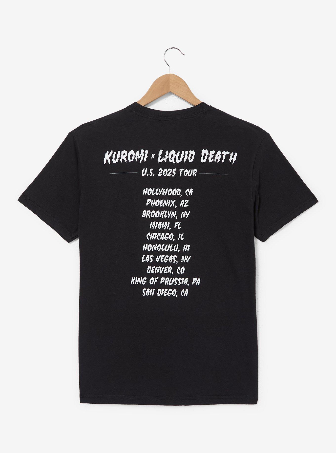 Sanrio Kuromi x Liquid Death Tonal Portrait T-Shirt - BoxLunch Exclusive, , hi-res