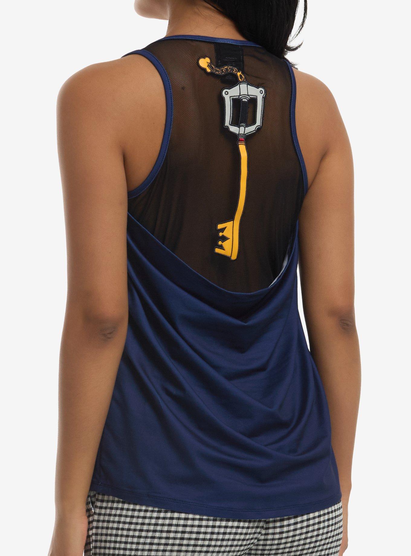 Her Universe Disney Kingdom Hearts Poster Mesh Girls Tank Top Plus Size, , hi-res