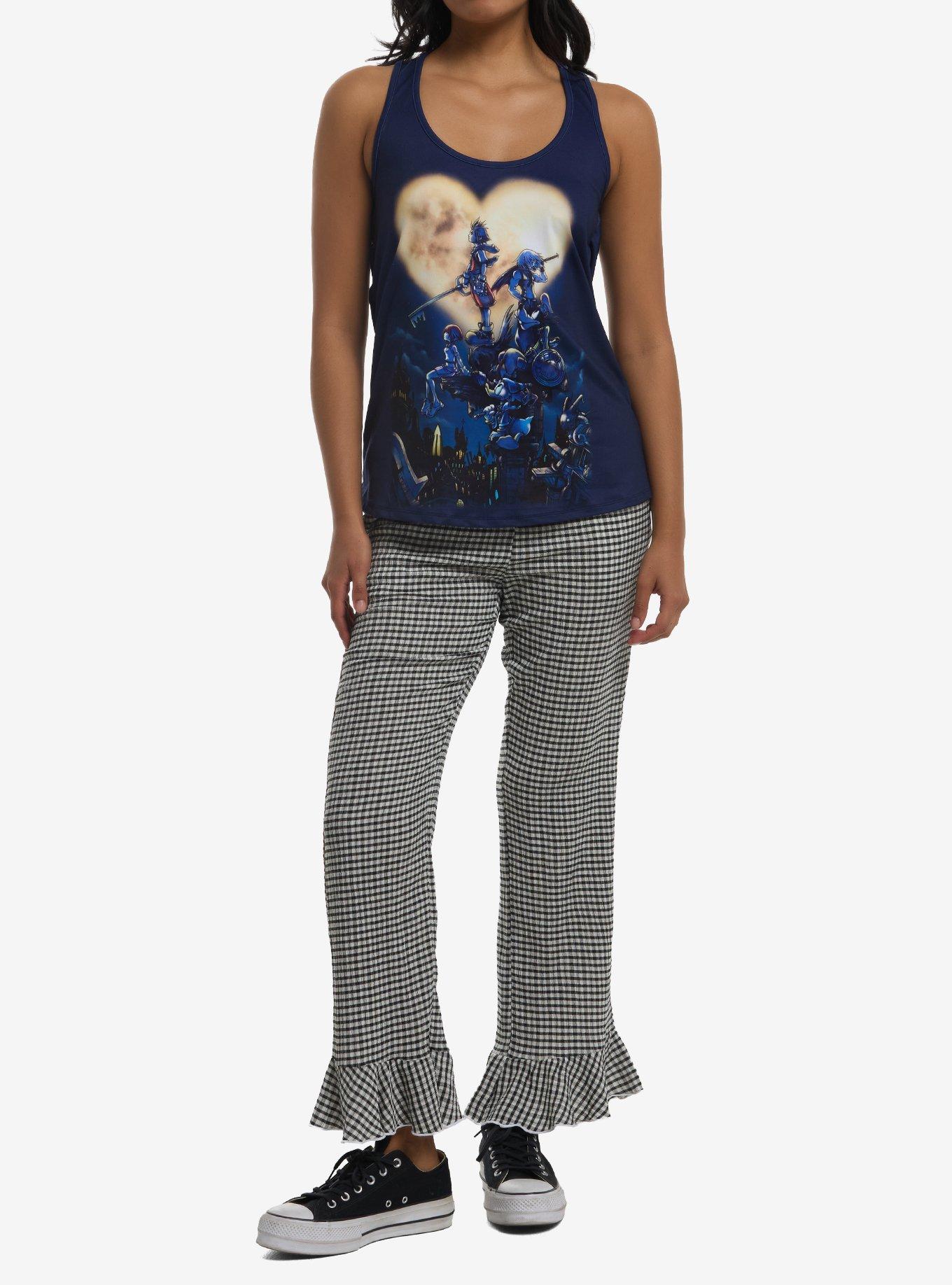 Her Universe Disney Kingdom Hearts Poster Mesh Girls Tank Top Plus Size, MULTI, alternate