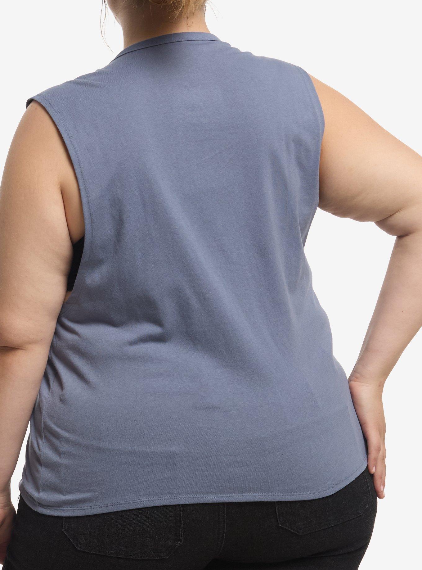 Coraline Spiderweb Girls Muscle Tank Top With Bralette Plus Size, , hi-res