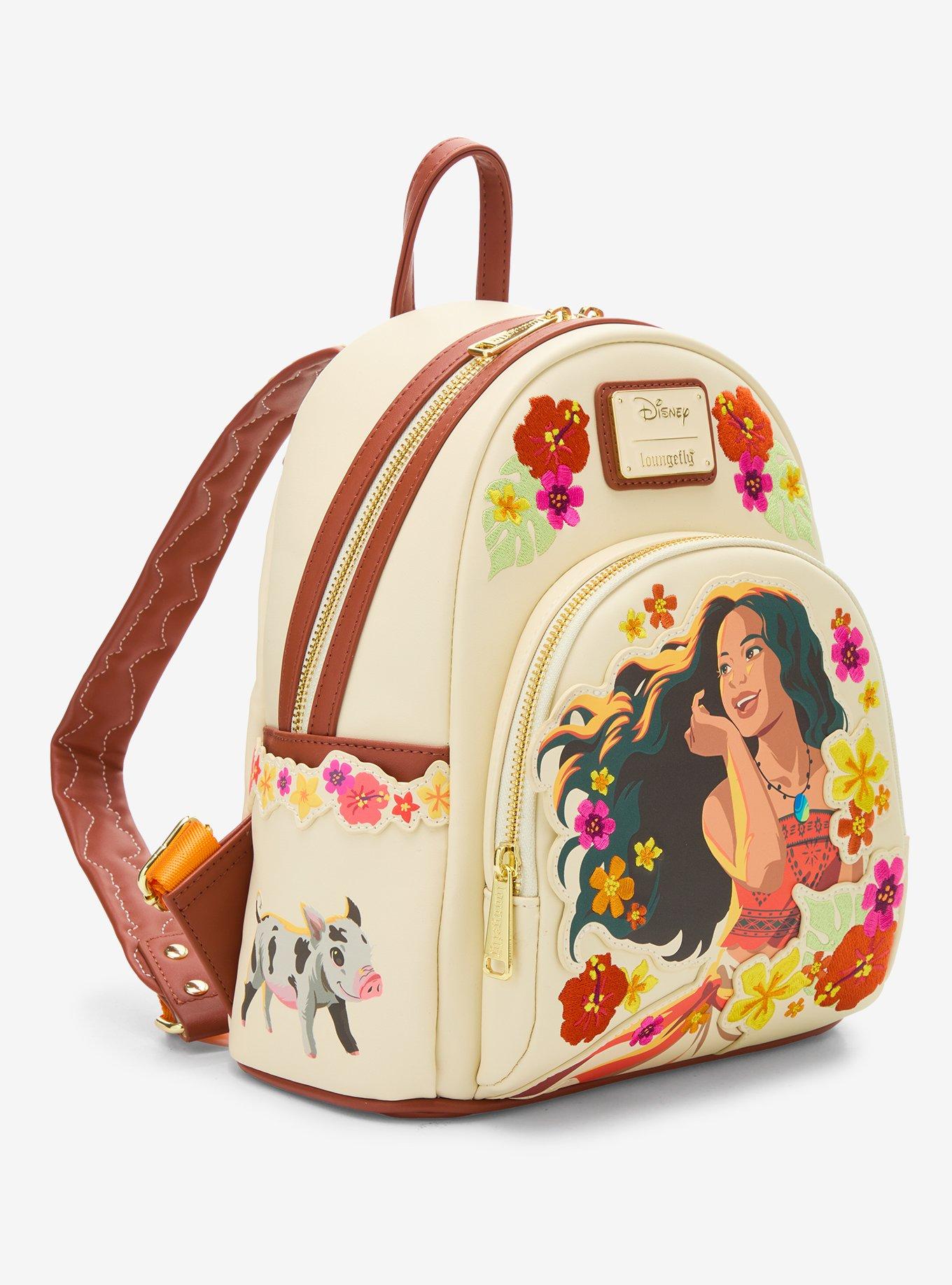 Loungefly Disney Moana Live Action Floral Mini Backpack, , hi-res