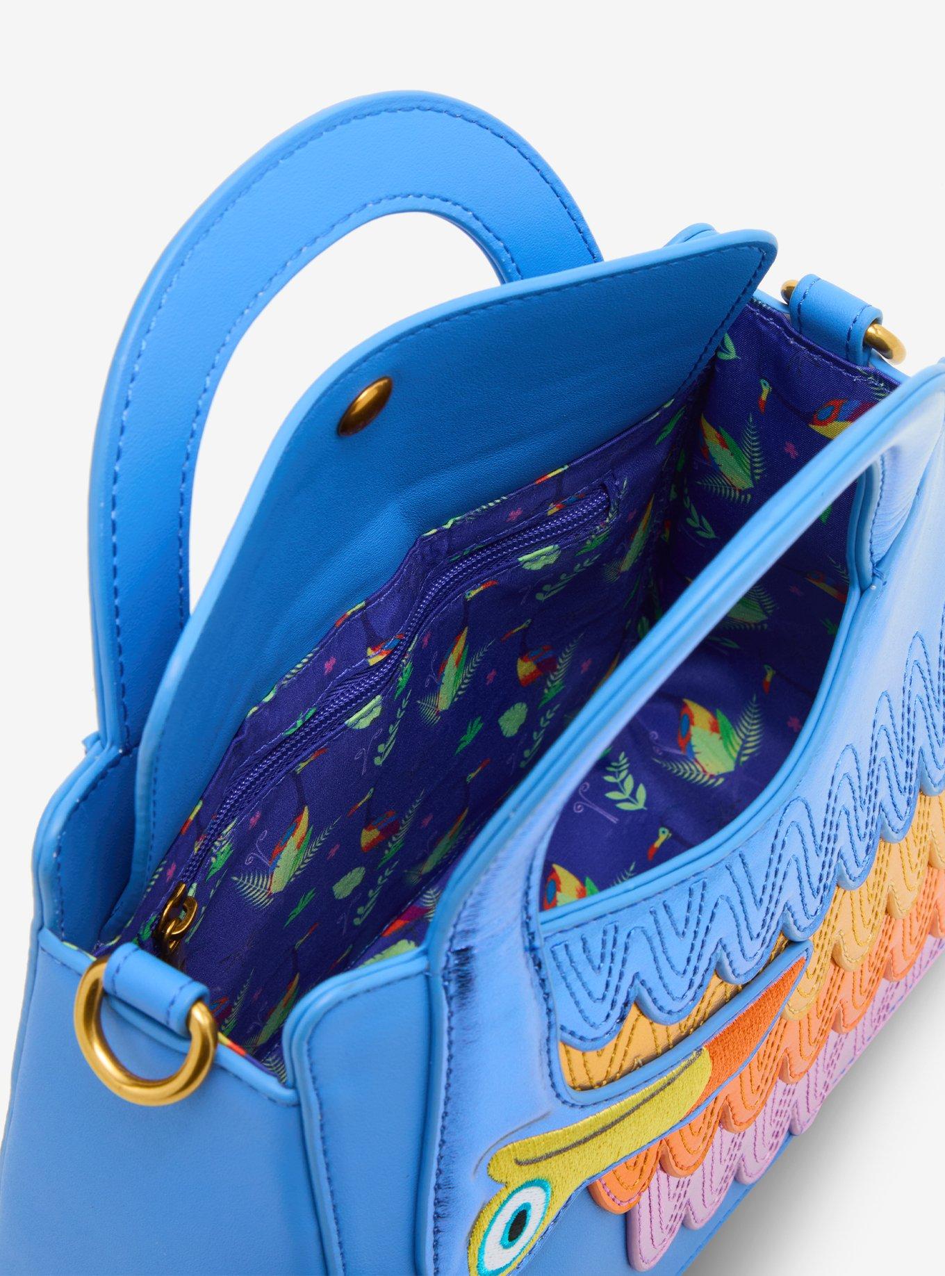 Loungefly Disney Pixar Up Kevin Iridescent Crossbody Bag, , alternate - view 4