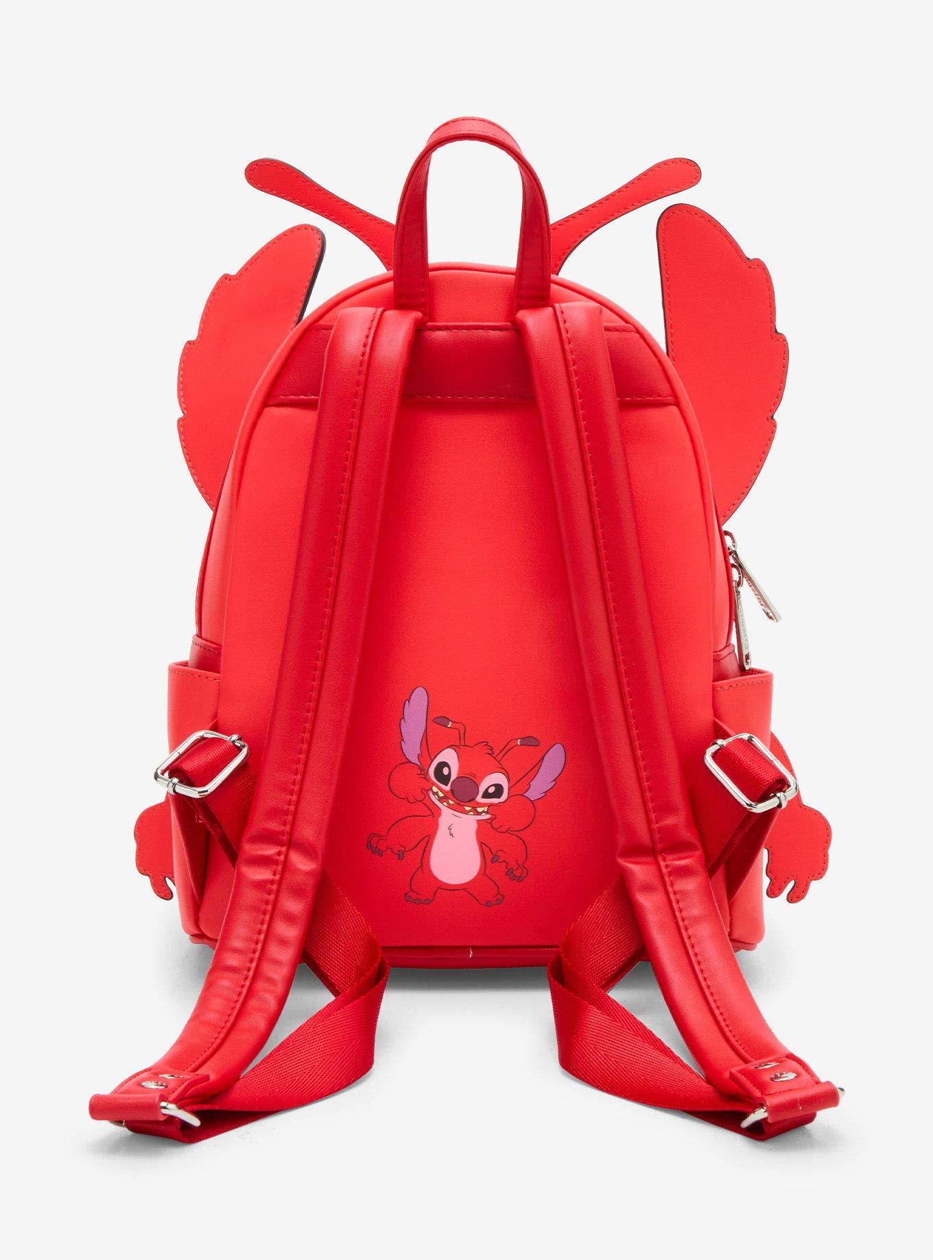 Loungefly Disney Leroy & Stitch Leroy Figural Mini Backpack, , alternate - view 3