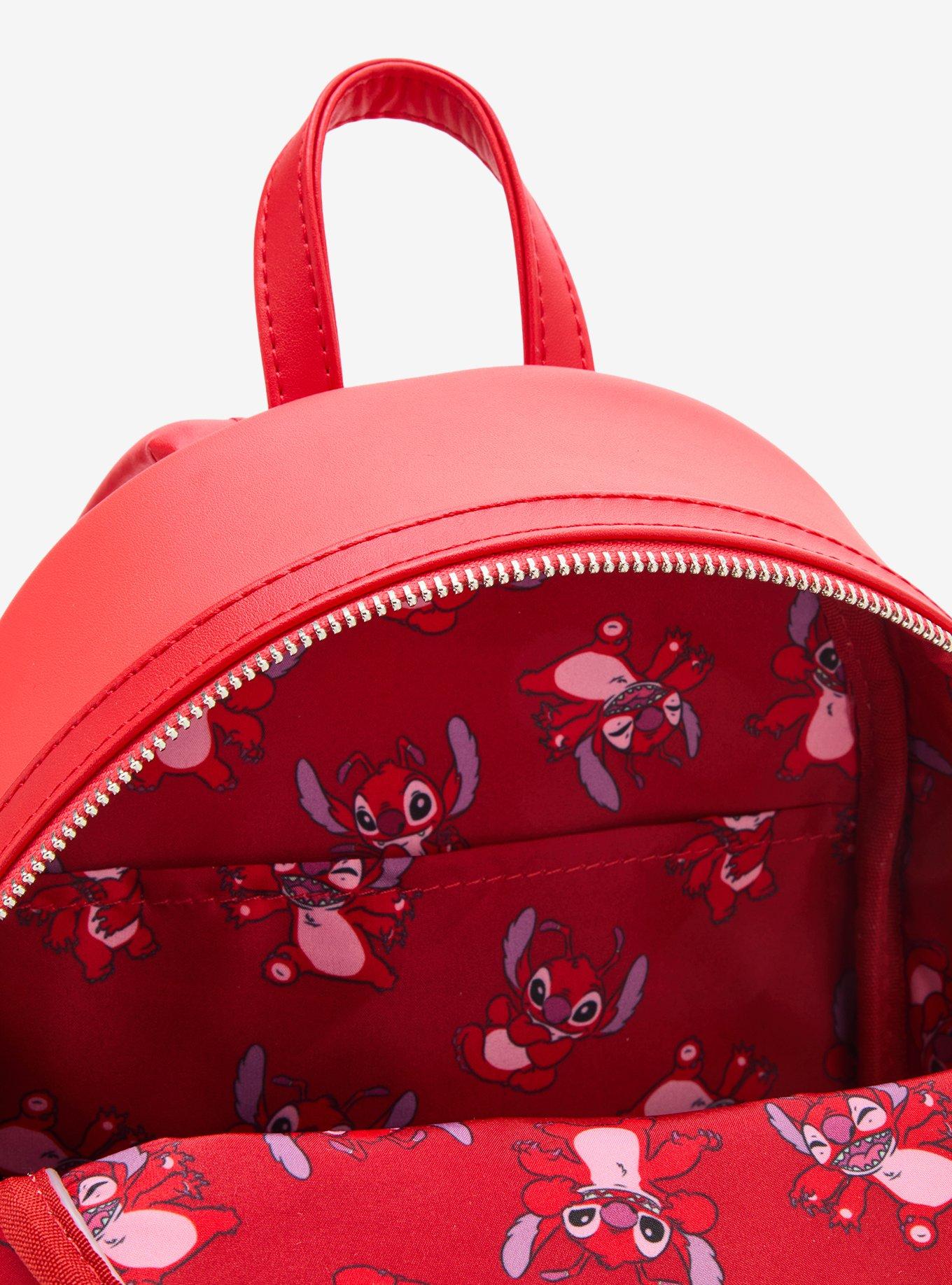 Loungefly Disney Leroy & Stitch Leroy Figural Mini Backpack, , alternate - view 4
