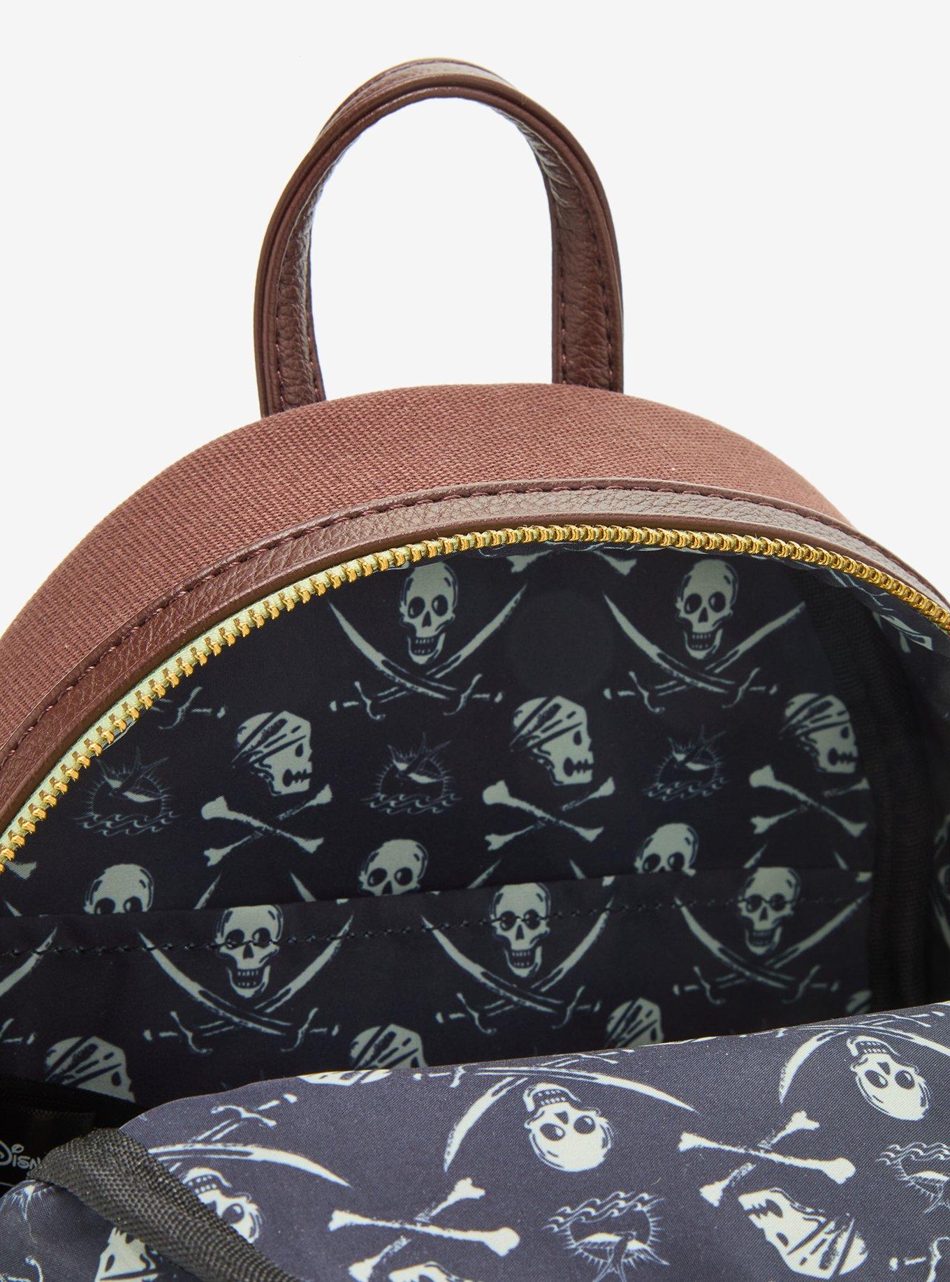 Loungefly Disney Pirates Of The Caribbean Jack Sparrow Figural Mini Backpack, , alternate - view 4