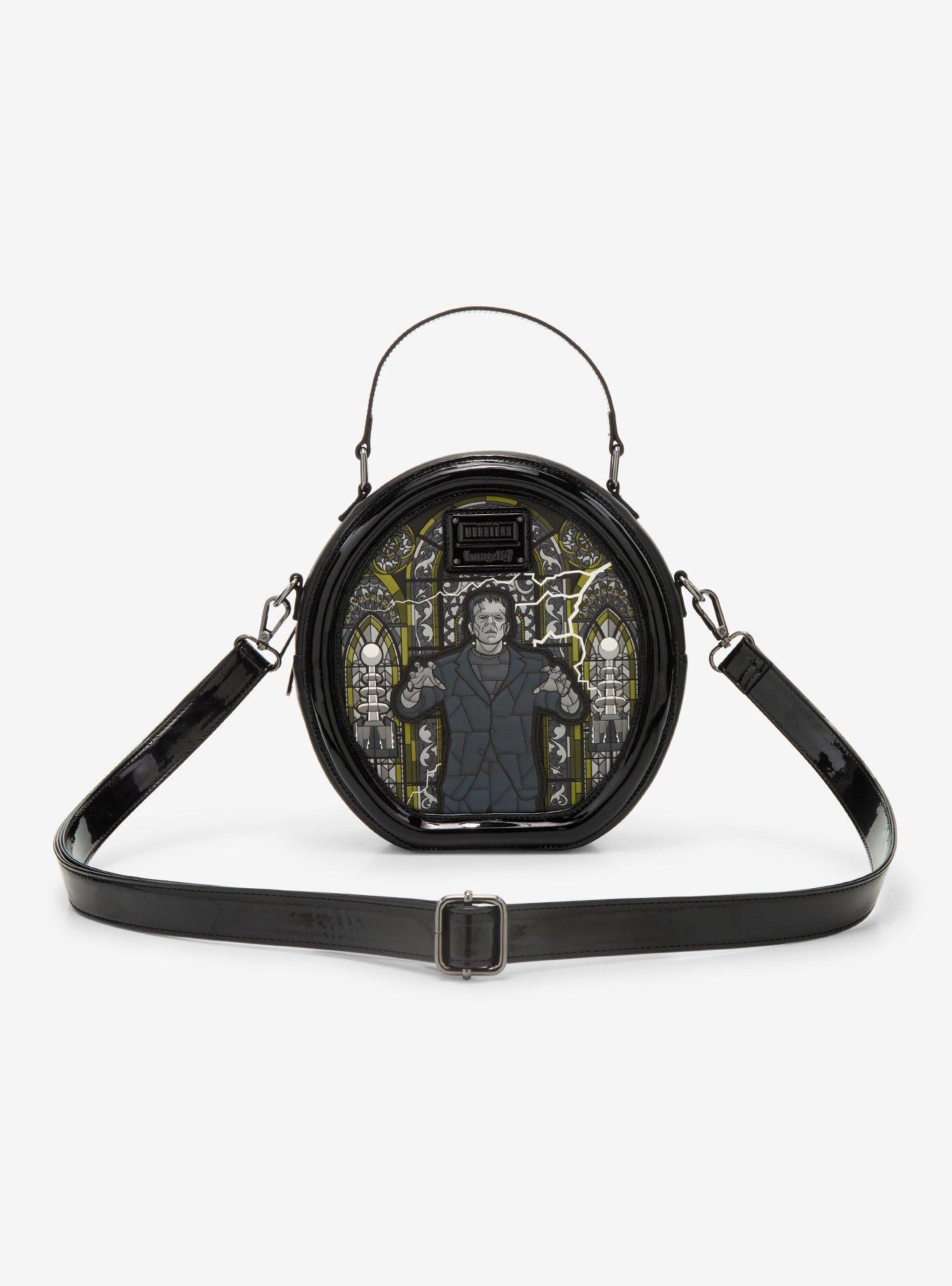 Loungefly Universal Monsters Dracula Stained Glass Crossbody Bag, , alternate - view 3