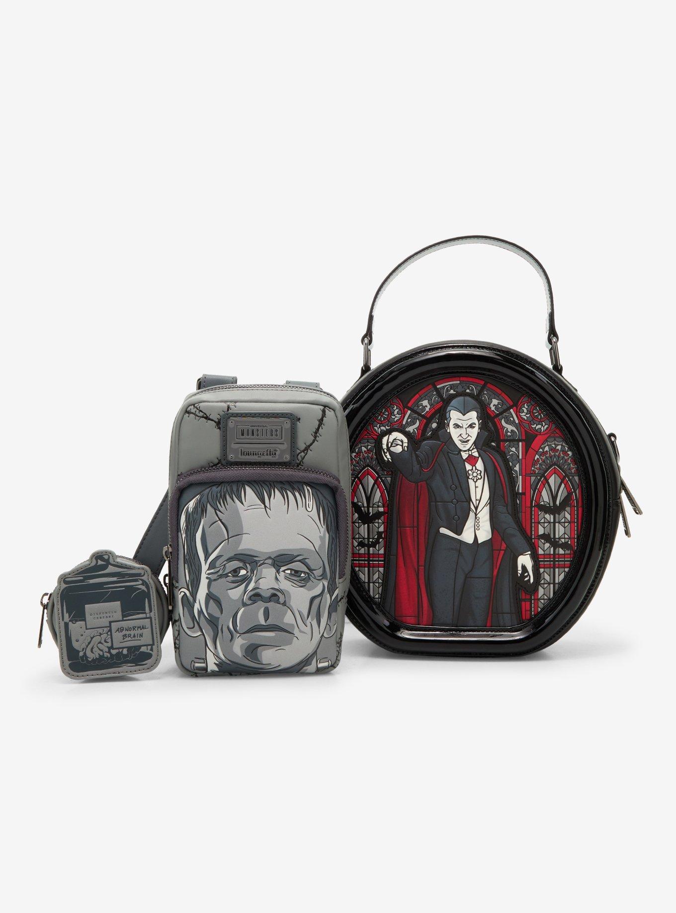 Loungefly Universal Monsters Frankenstein Crossbody Bag With Coin Purse, , alternate - view 5