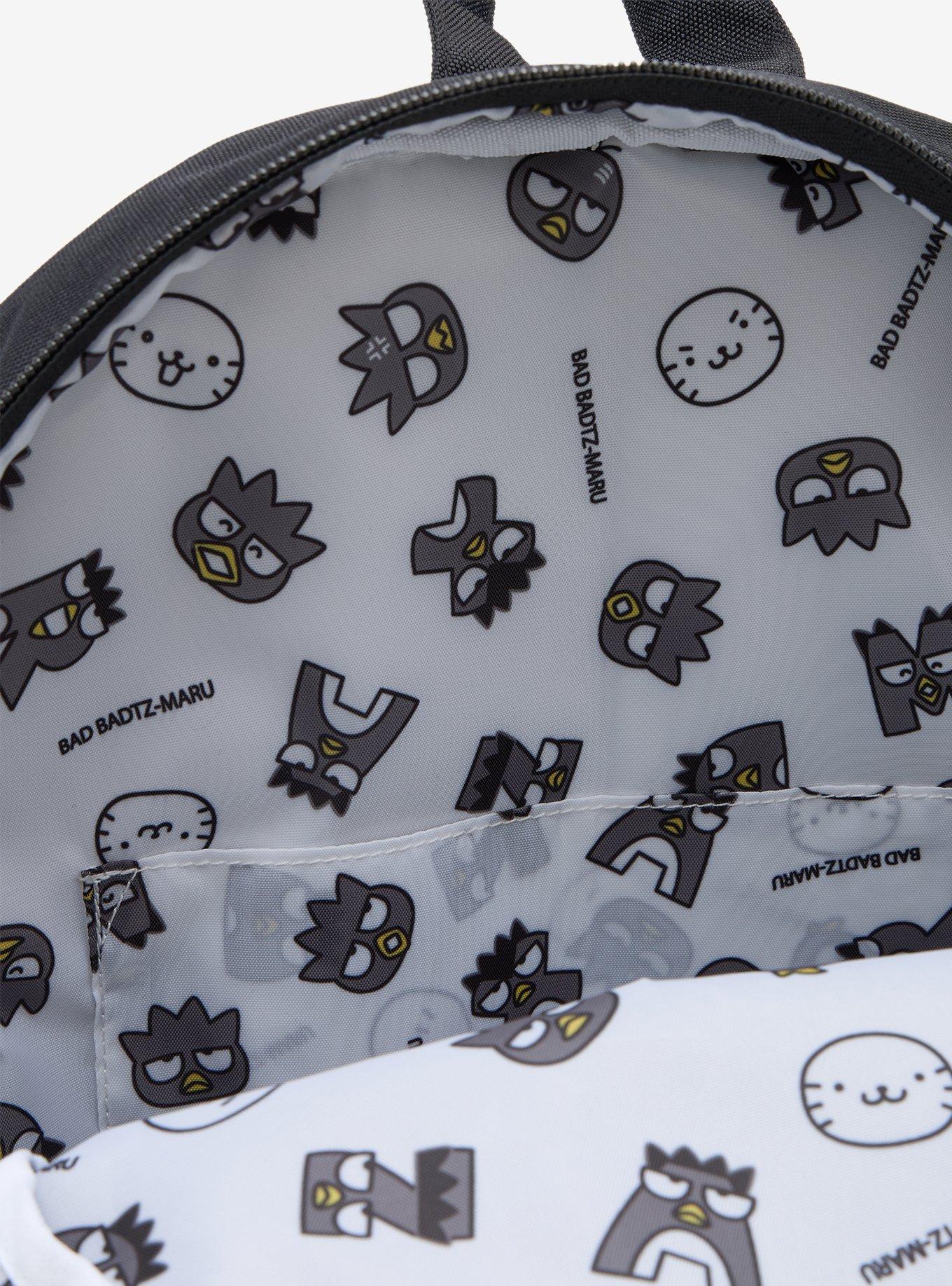Sanrio Japan Originals Badtz-Maru Monochrome Face Backpack, , alternate - view 4