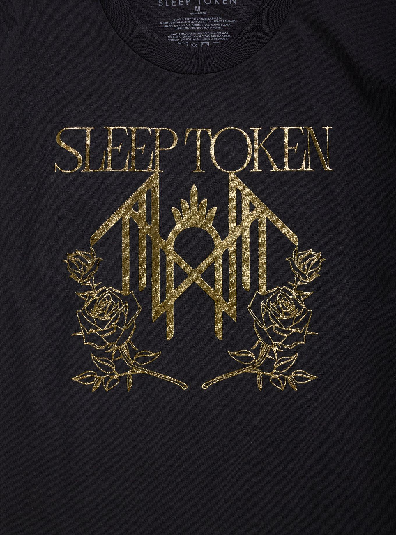 Sleep Token Gold Foil Logo T-Shirt, , hi-res