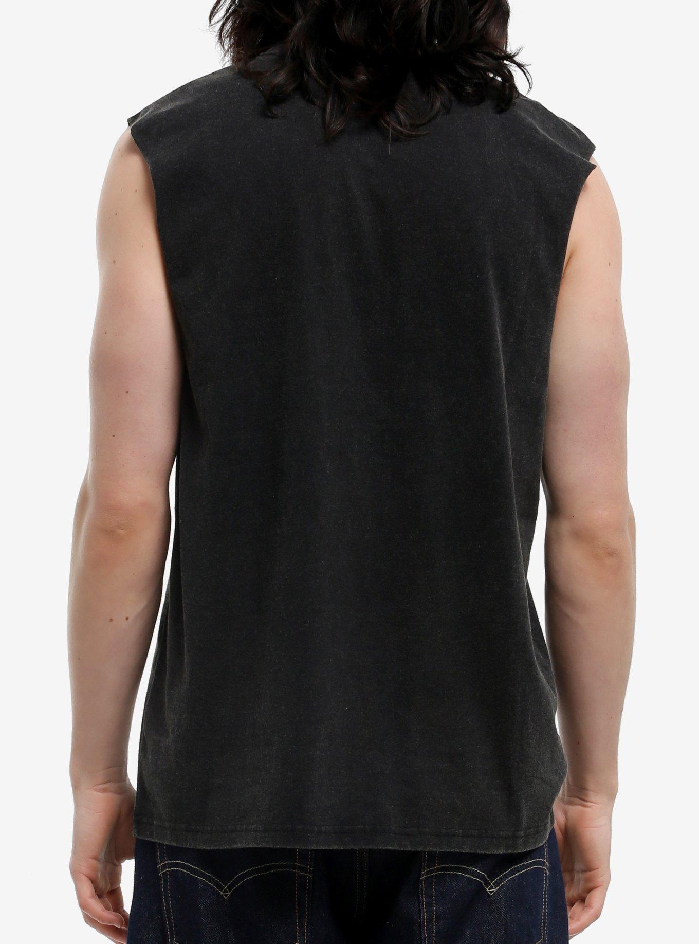 Jujutsu Kaisen Gojo Student Muscle Tank Top, BLACK, alternate