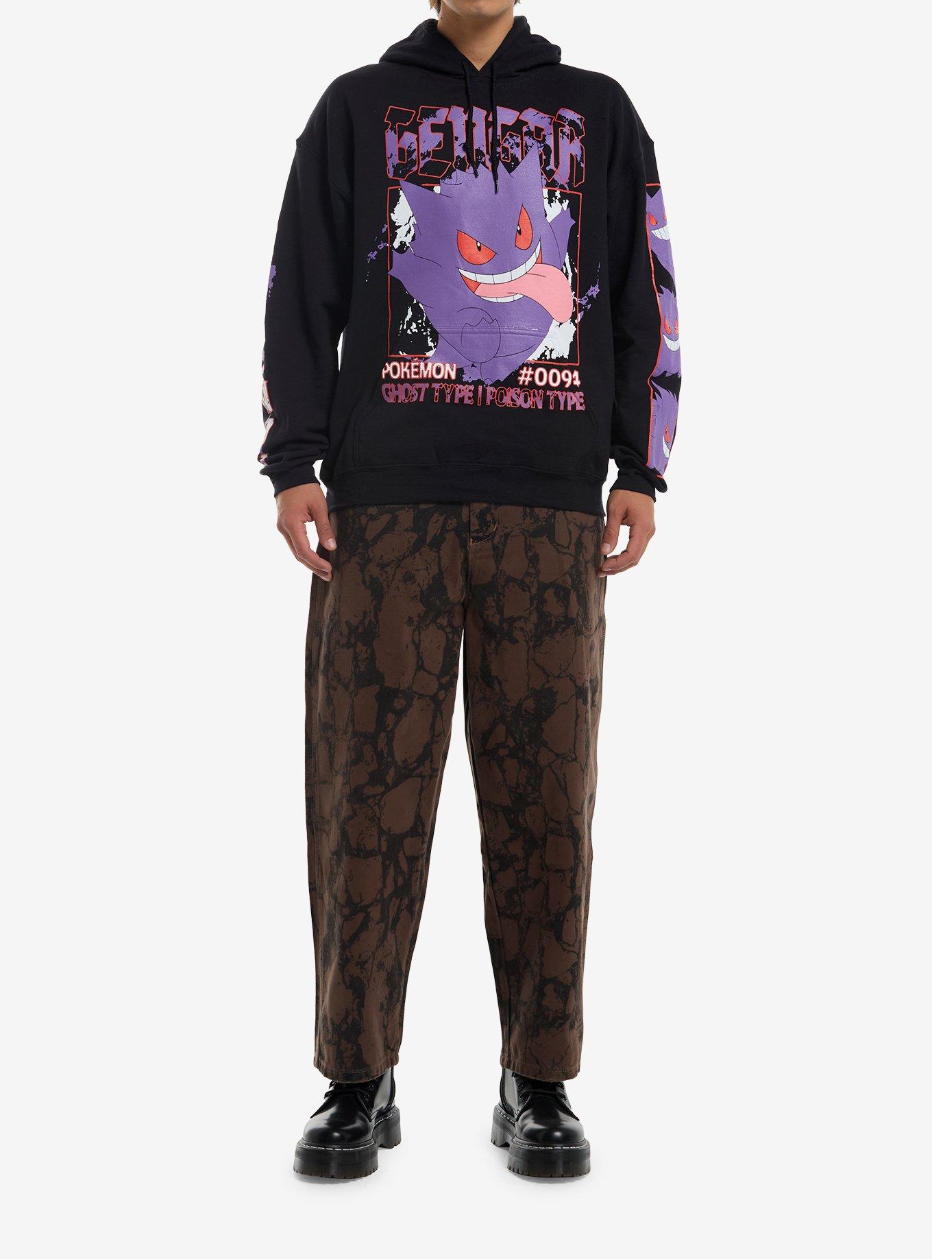 Pok&eacute;mon Gengar Metal Hoodie, BLACK, alternate