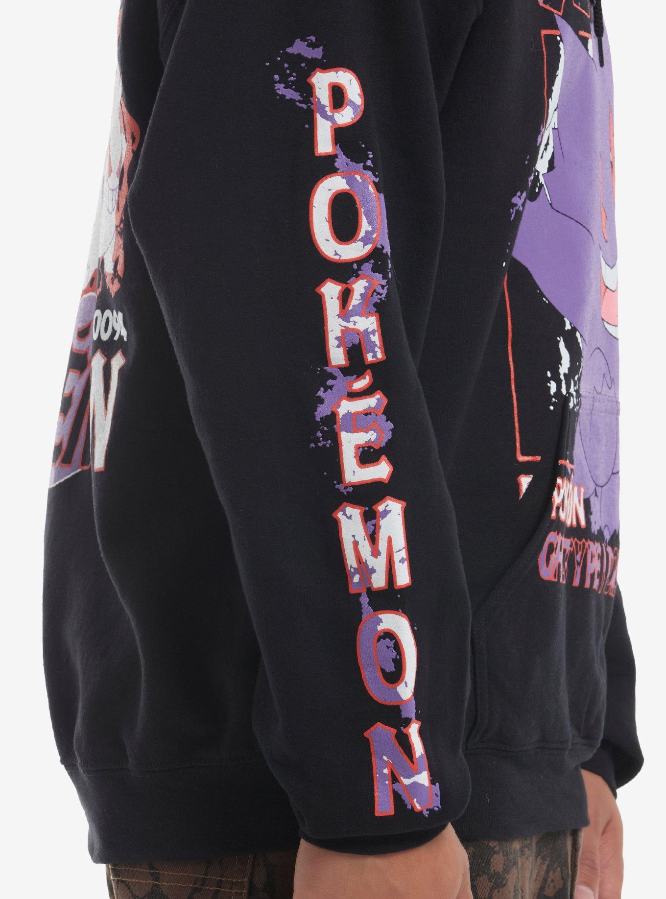 Pok&eacute;mon Gengar Metal Hoodie, BLACK, alternate