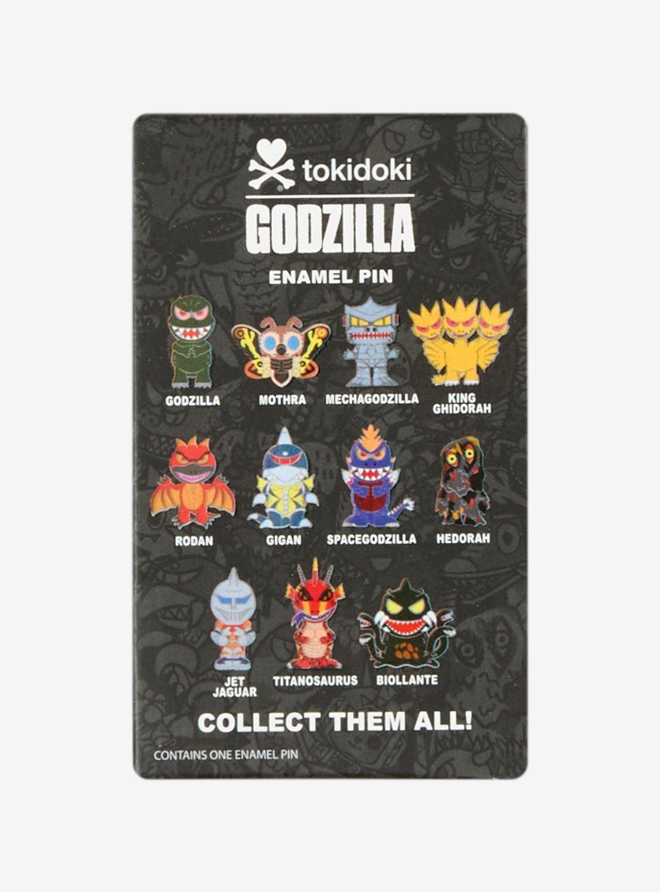 tokidoki X Godzilla Blind Box Enamel Pin Hot Topic Exclusive, , hi-res
