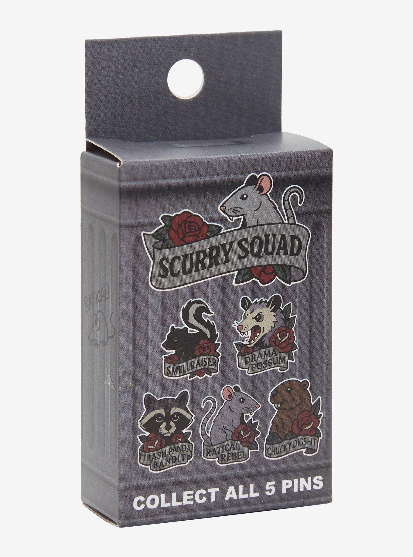 Scurry Squad Blind Box Enamel Pin Hot Topic Exclusive, , hi-res