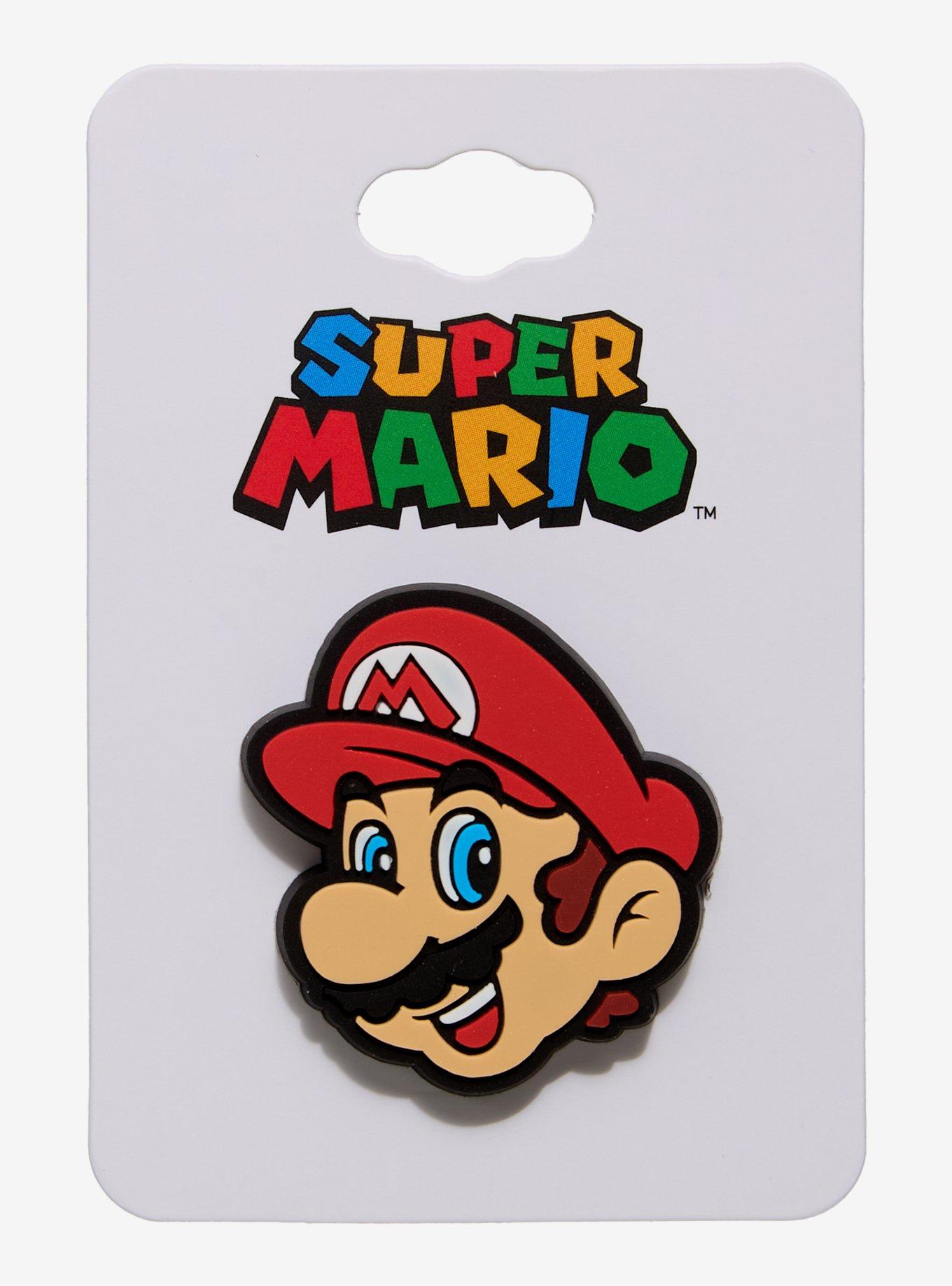 Super Mario Bros. Mario Head Pin Hot Topic Exclusive, , hi-res