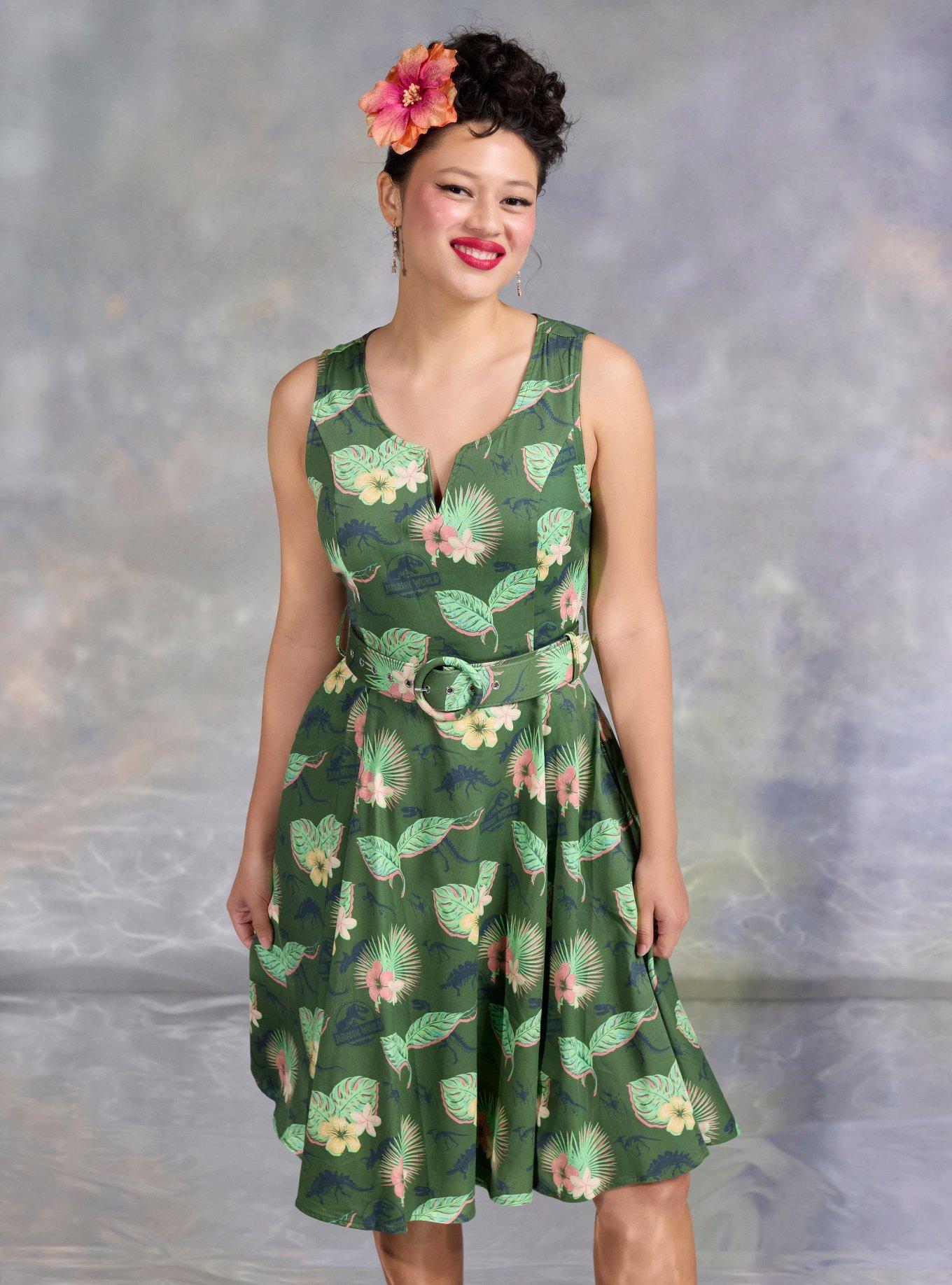 Her Universe Jurassic World Tiki Retro Dress Her Universe Exclusive, , hi-res