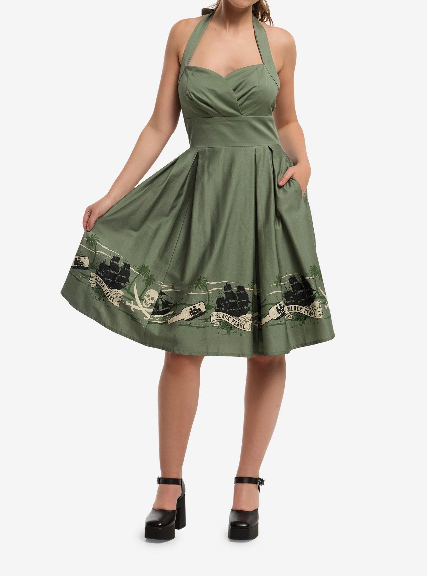 Her Universe Disney Pirates Of The Caribbean Ship Halter Dress Her Universe Exclusive, , hi-res