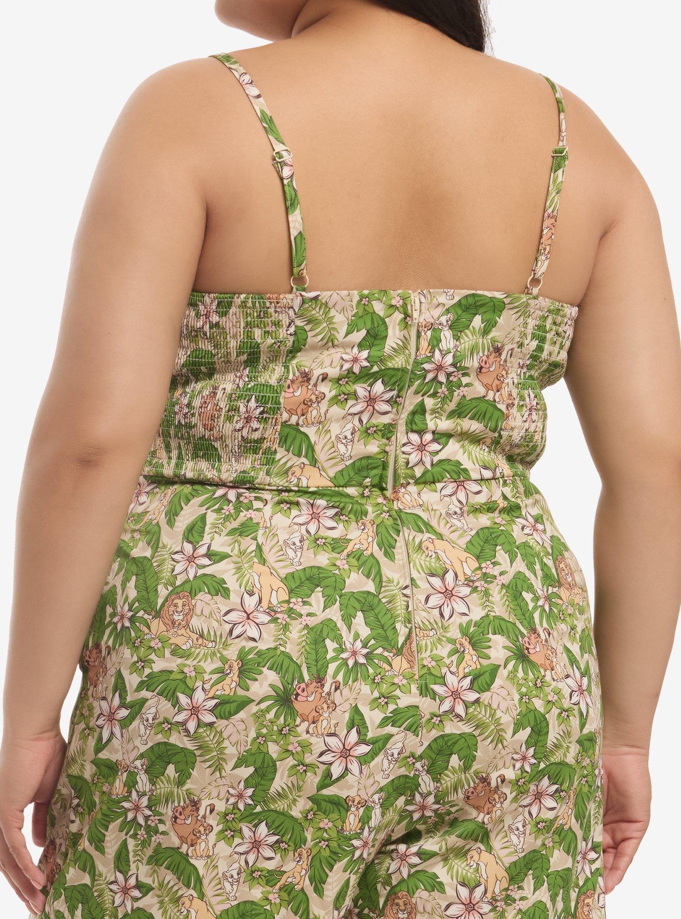 Her Universe Disney The Lion King Tropical Romper Plus Size Her Universe Exclusive, MULTI, alternate - view 3