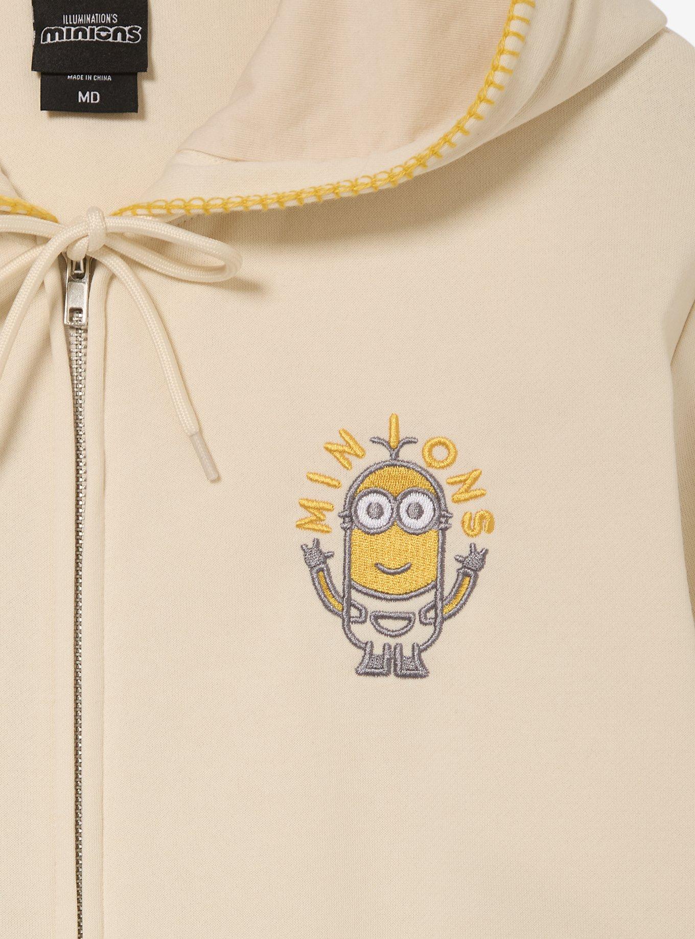 Minions Pastel Icons Zippered Hoodie - BoxLunch Exclusive, , alternate - view 4