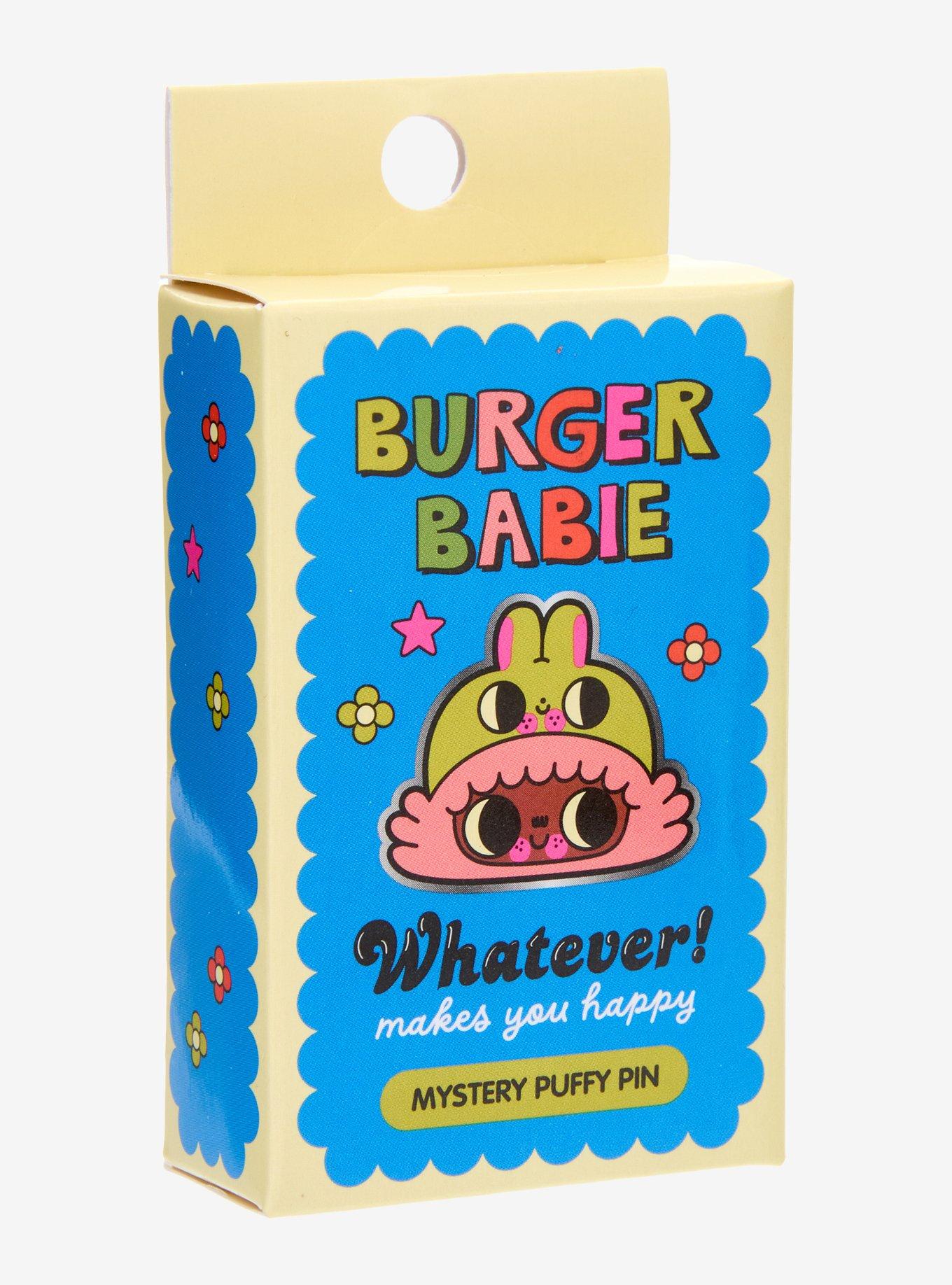 Whatever! Makes You Happy x Burger Babie Blind Box Puffy Enamel Pin, , hi-res