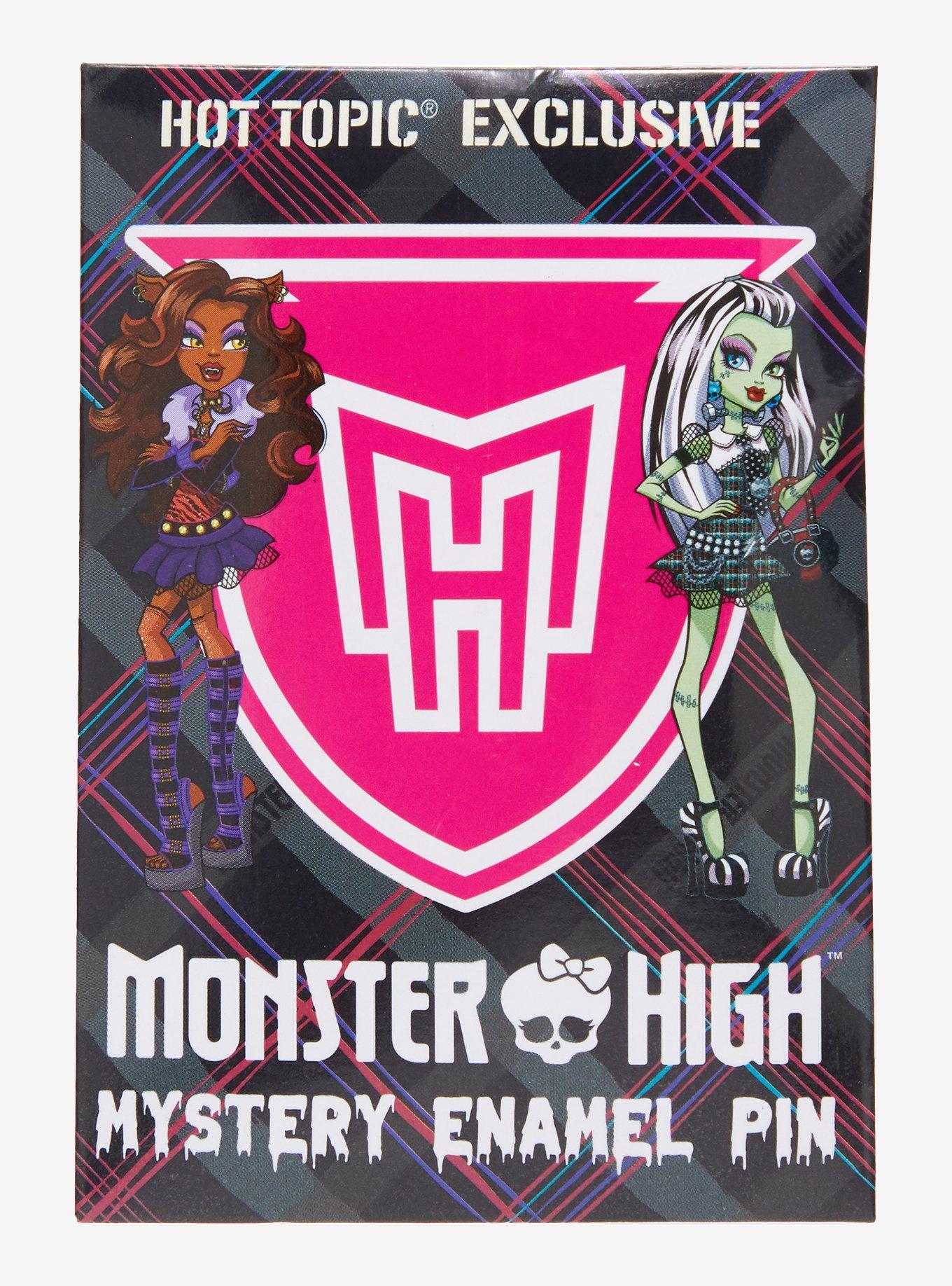 Monster High Crest Blind Box Enamel Pin Hot Topic Exclusive, , alternate - view 3