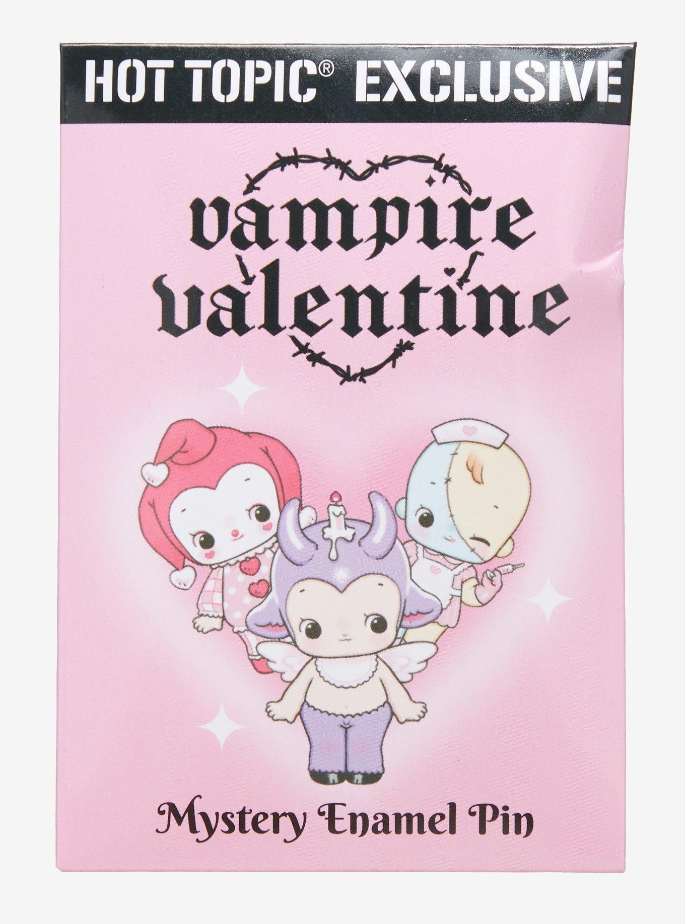 Vampire Valentine Series 2 Blind Bag Enamel Pin Hot Topic Exclusive, , alternate