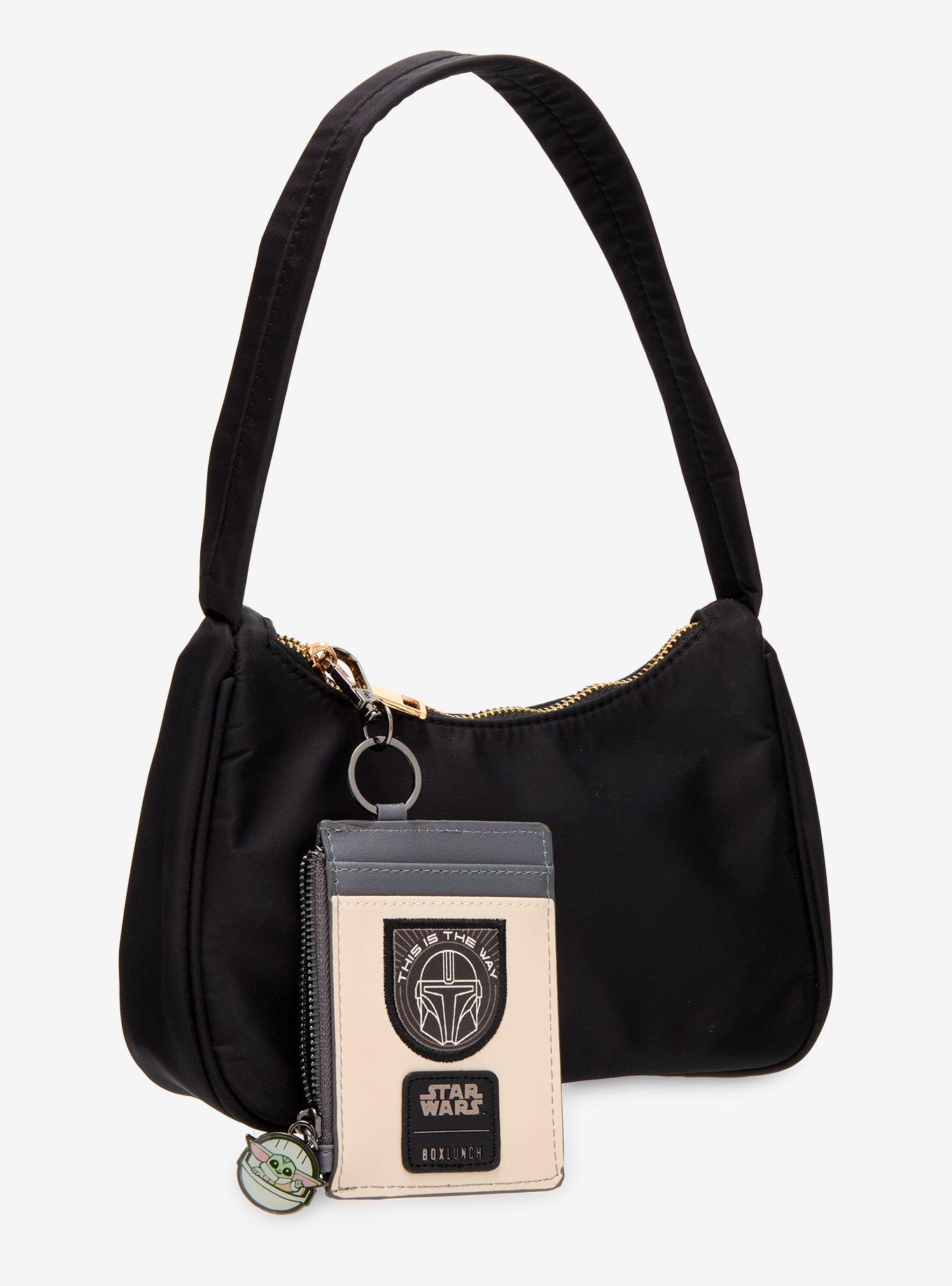 Star Wars The Mandalorian Grogu & Mandalorian Patches Cardholder &mdash; BoxLunch Exclusive, , alternate