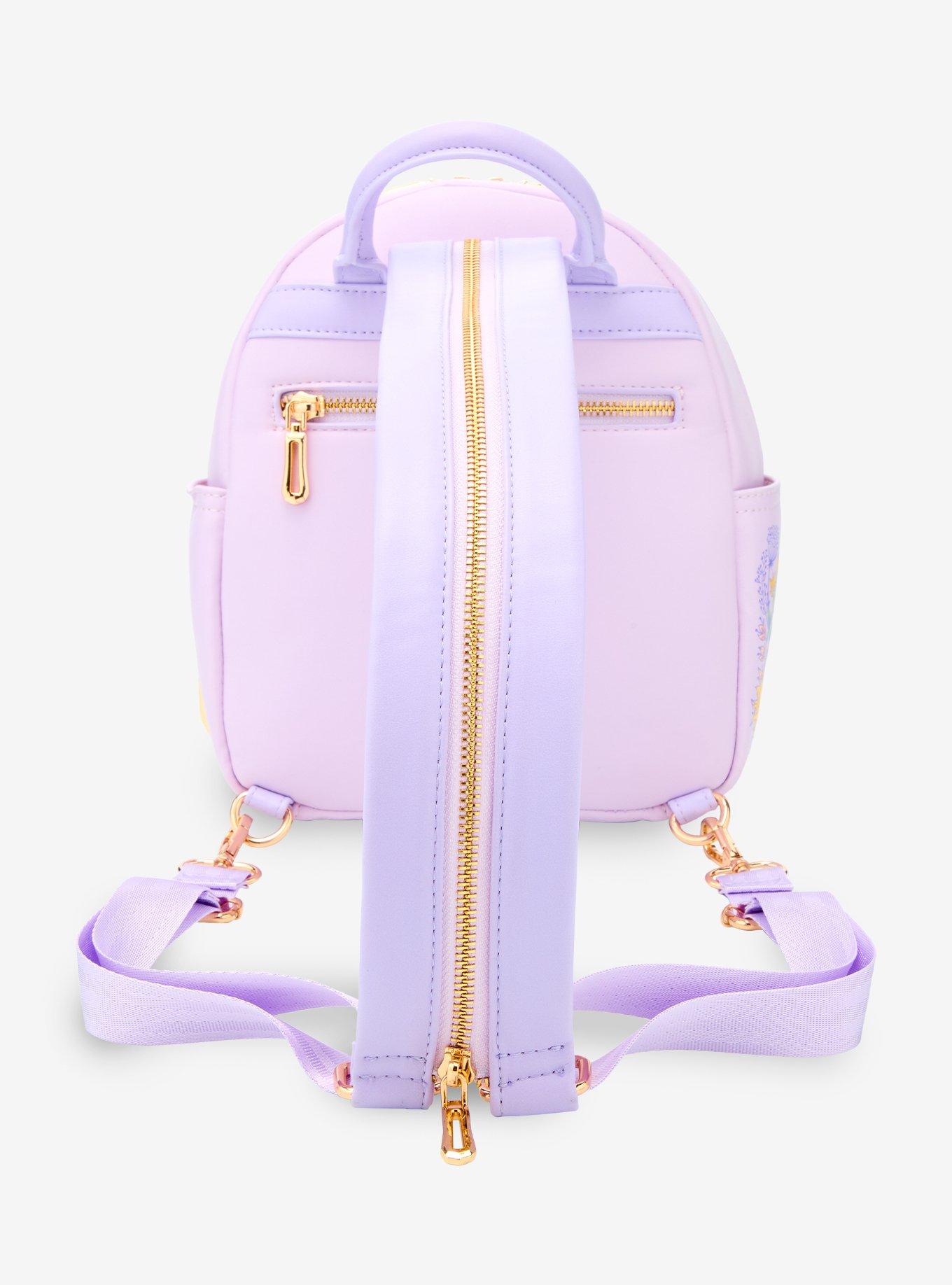 Disney Tangled Rapunzel and Maximus Floral Mini Backpack - BoxLunch Exclusive, , alternate