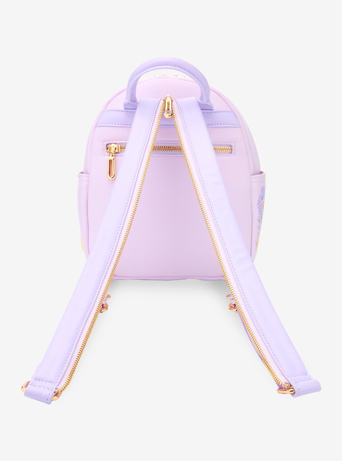 Disney Tangled Rapunzel and Maximus Floral Mini Backpack - BoxLunch Exclusive, , alternate