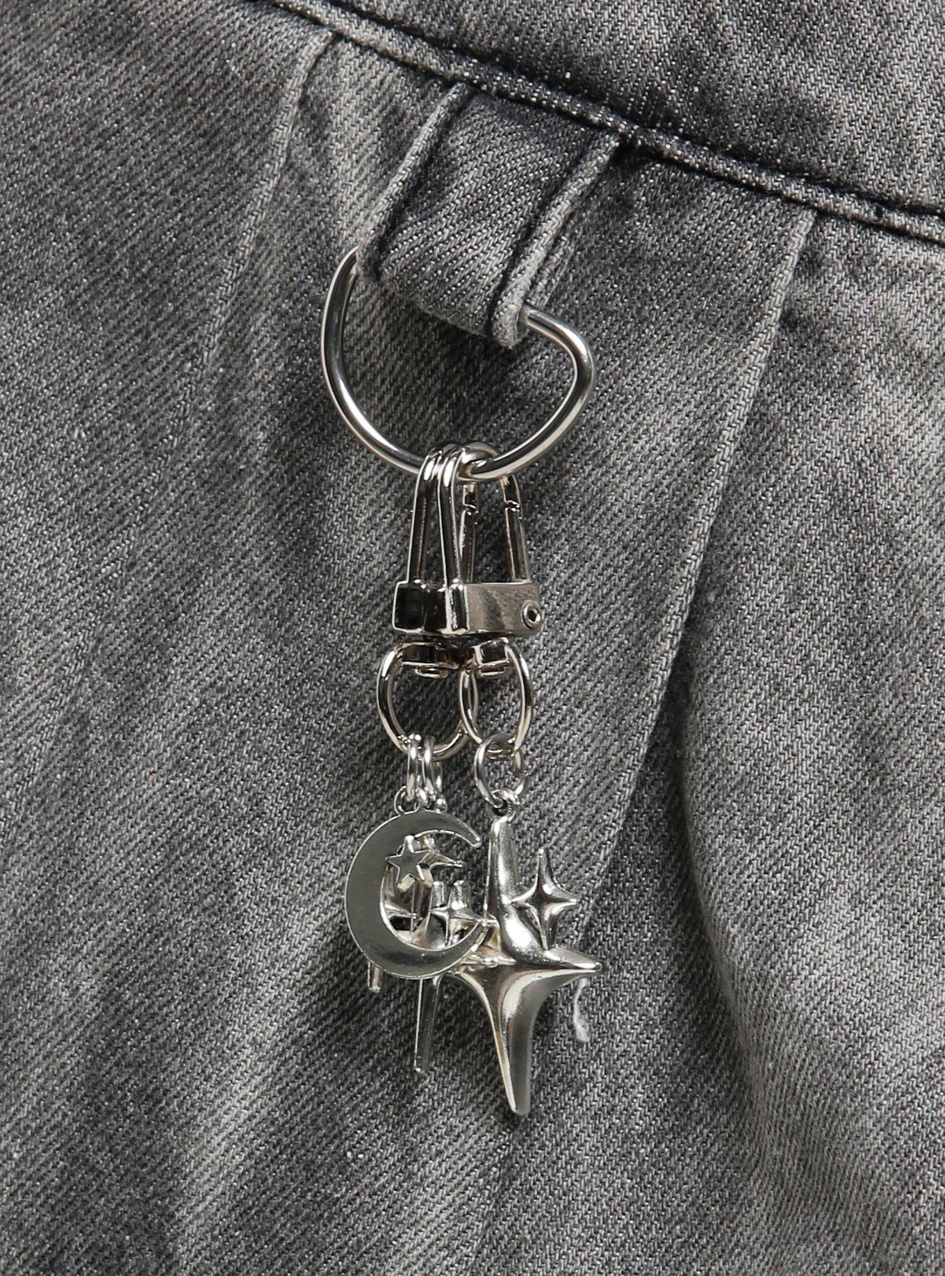 Social Collision Grey Washed Pleated Skirt Plus Size, GREY, alternate