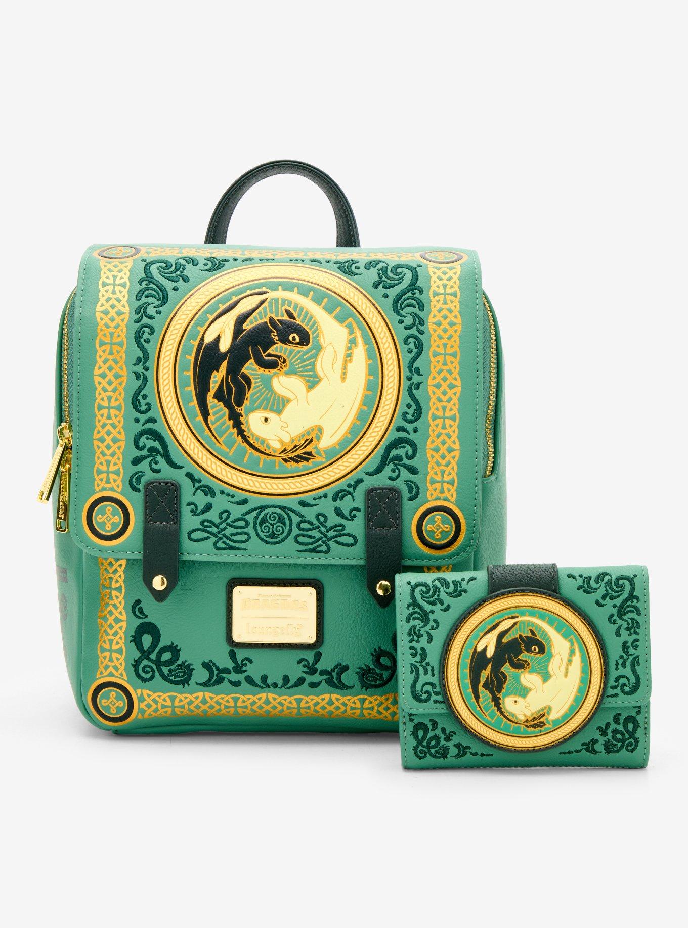 Loungefly DreamWorks How To Train Your Dragon Toothless & Light Fury Zip Wallet &mdash; BoxLunch Exclusive, , alternate