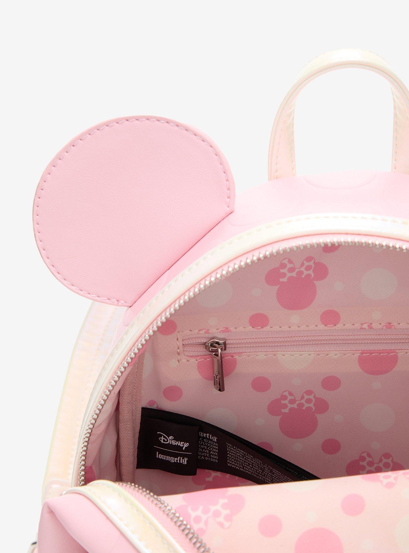 Loungefly Disney Minnie Mouse Rhinestone Bow Figural Mini Backpack - BoxLunch Exclusive, , alternate