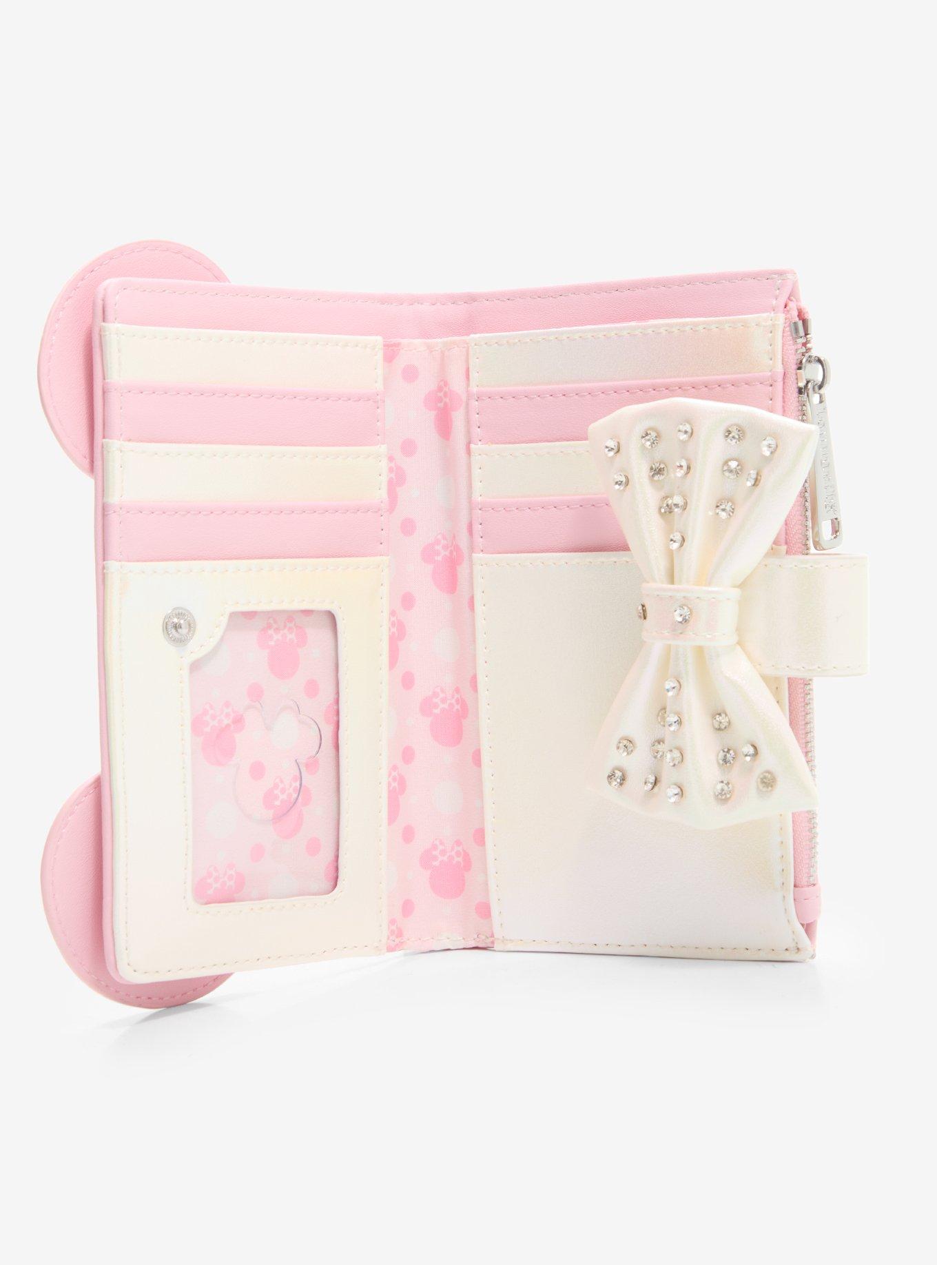 Loungefly Disney Minnie Mouse Rhinestone Bow Wallet - BoxLunch Exclusive, , alternate