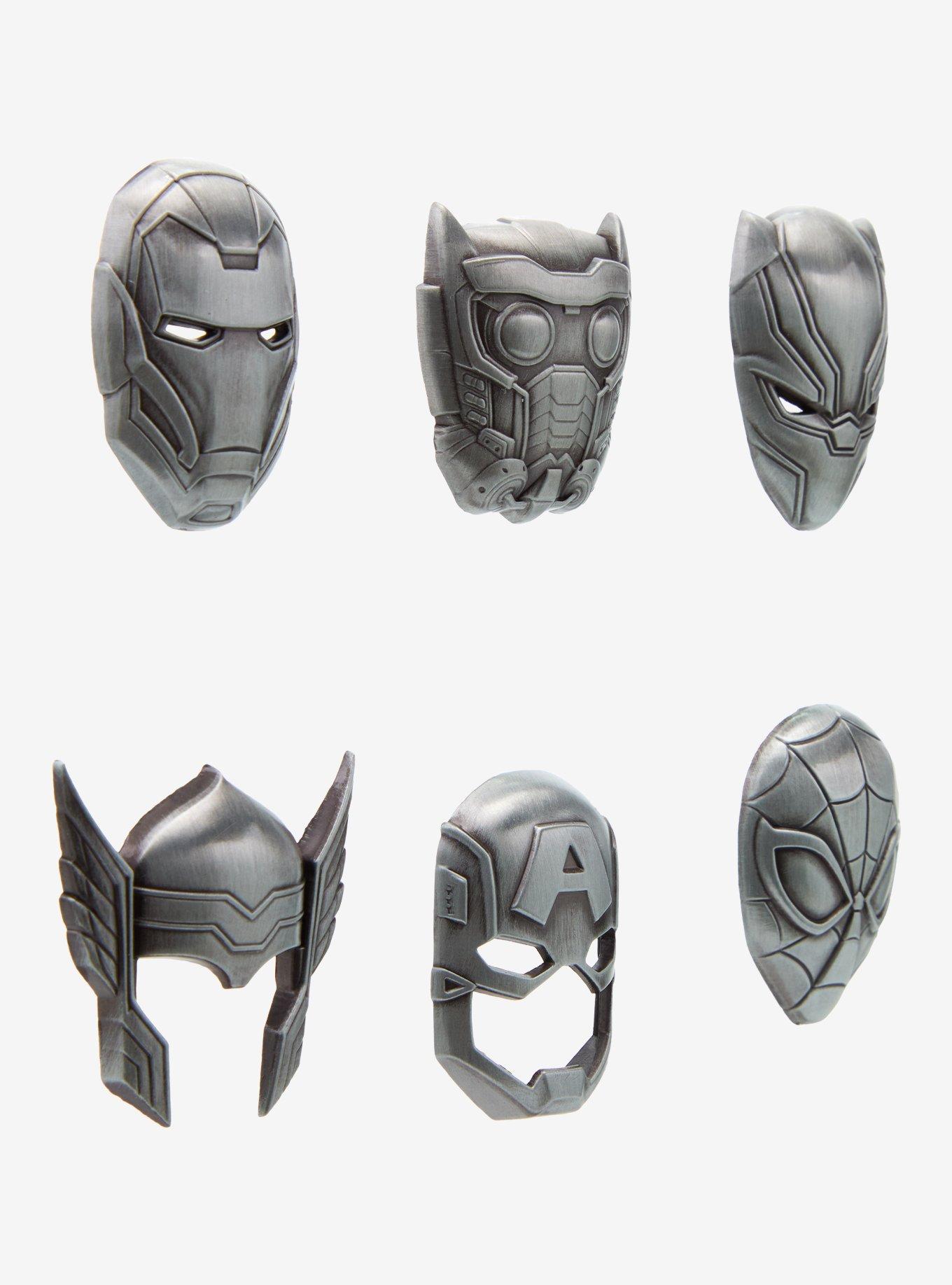 Marvel Hero Helmets Blind Box Pewter Pin - BoxLunch Exclusive, , hi-res