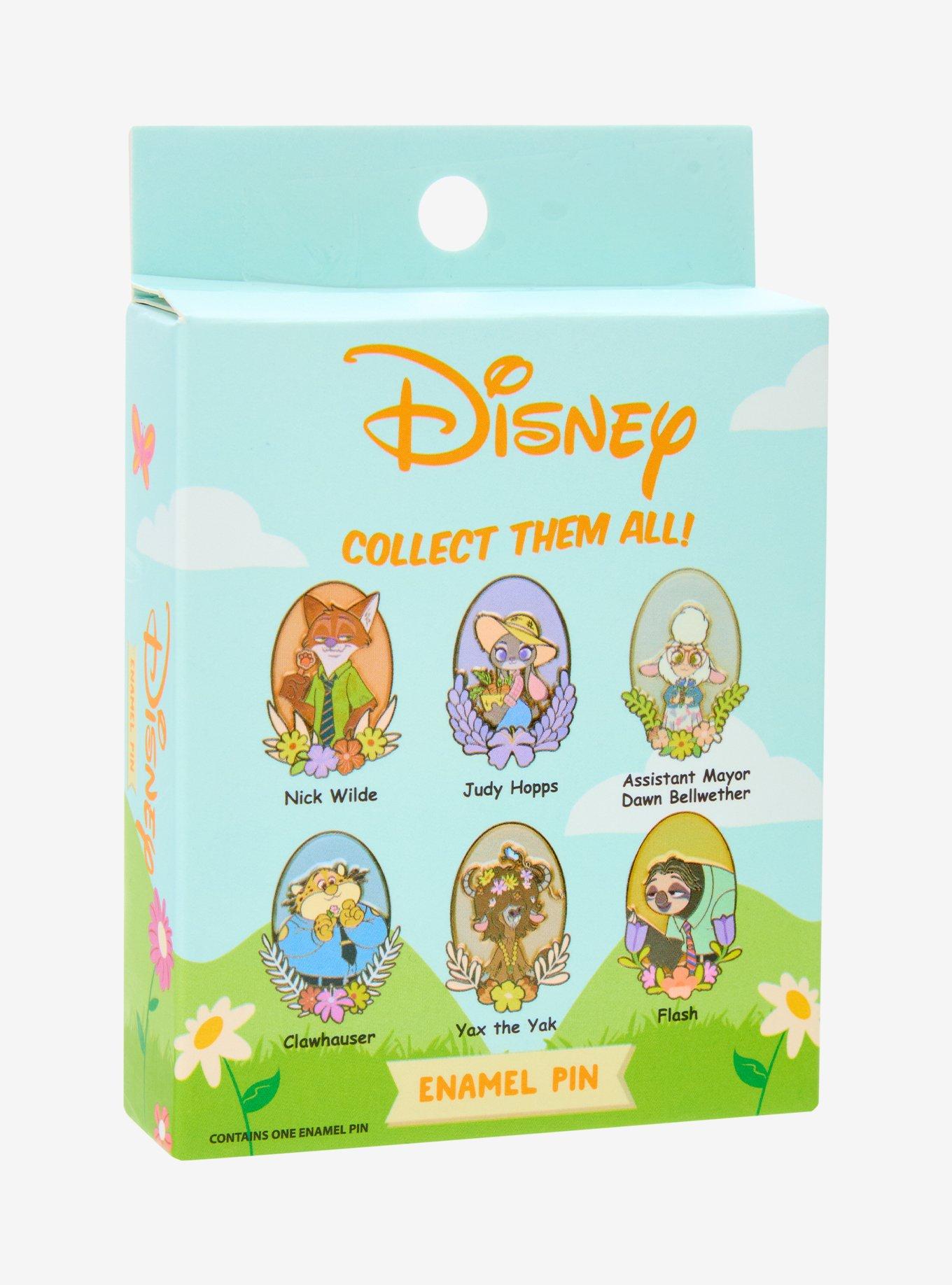 Disney Zootopia Characters Flower Frame Blind Box Enamel Pin - BoxLunch Exclusive, , hi-res
