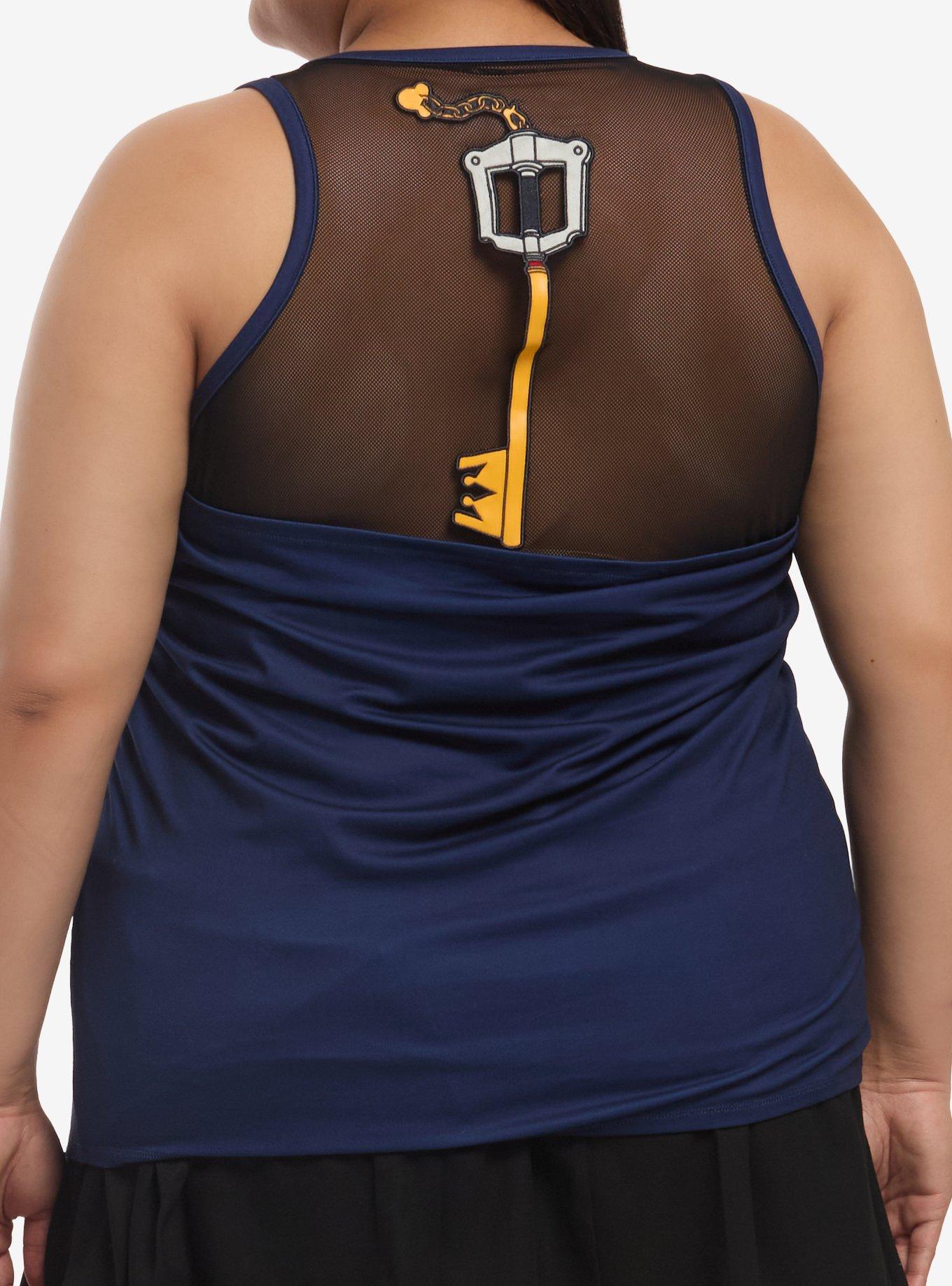 Her Universe Disney Kingdom Hearts Poster Mesh Tank Top Plus Size, , hi-res