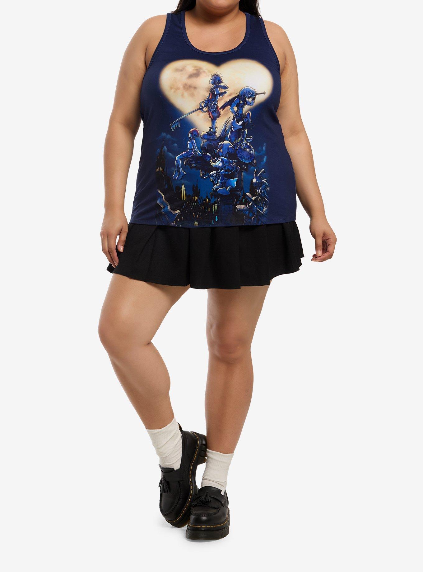 Her Universe Disney Kingdom Hearts Poster Mesh Tank Top Plus Size, MULTI, alternate - view 3