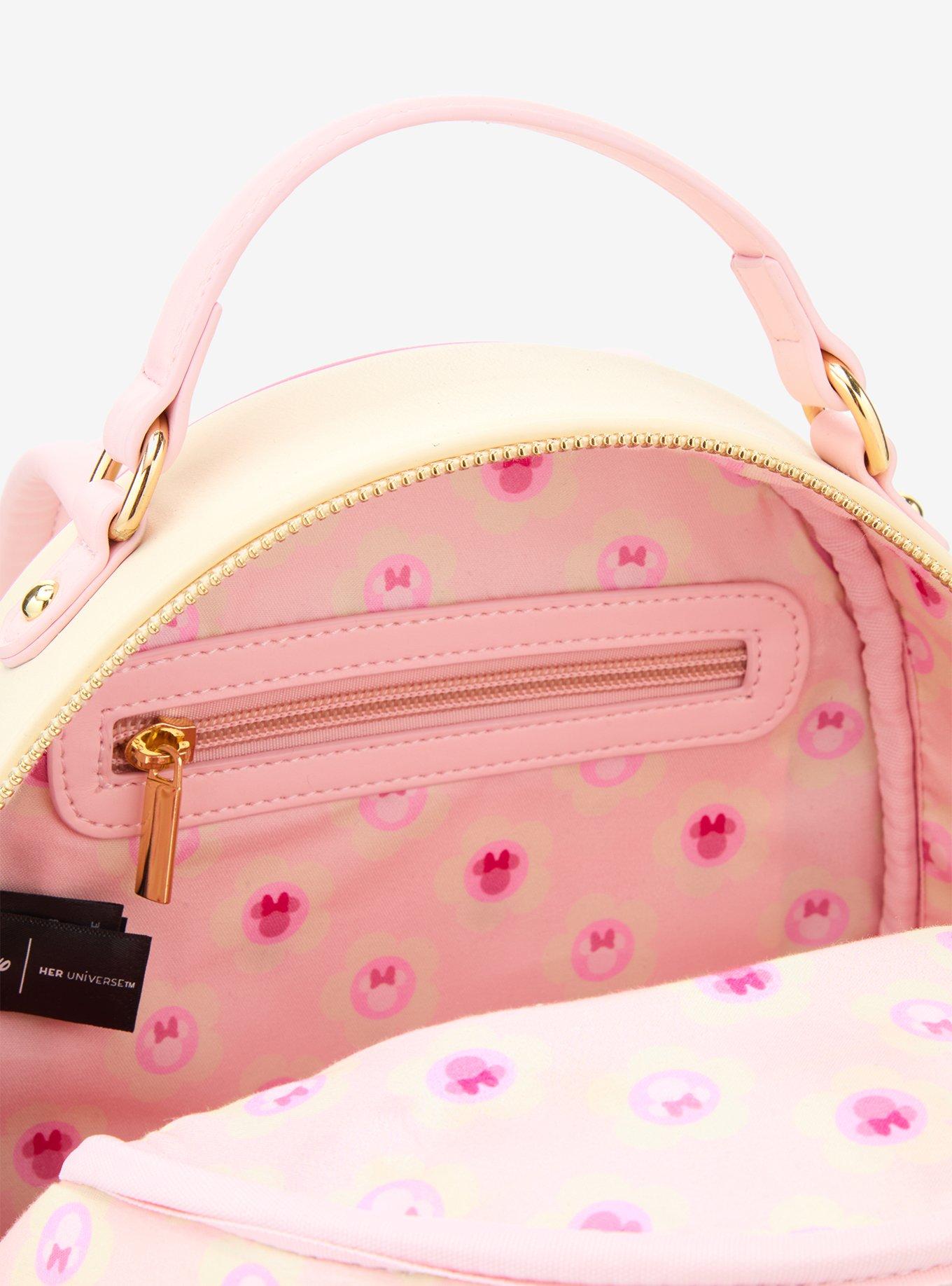 Disney Minnie Mouse Flower Magnetic Ears Mini Backpack, , alternate - view 6