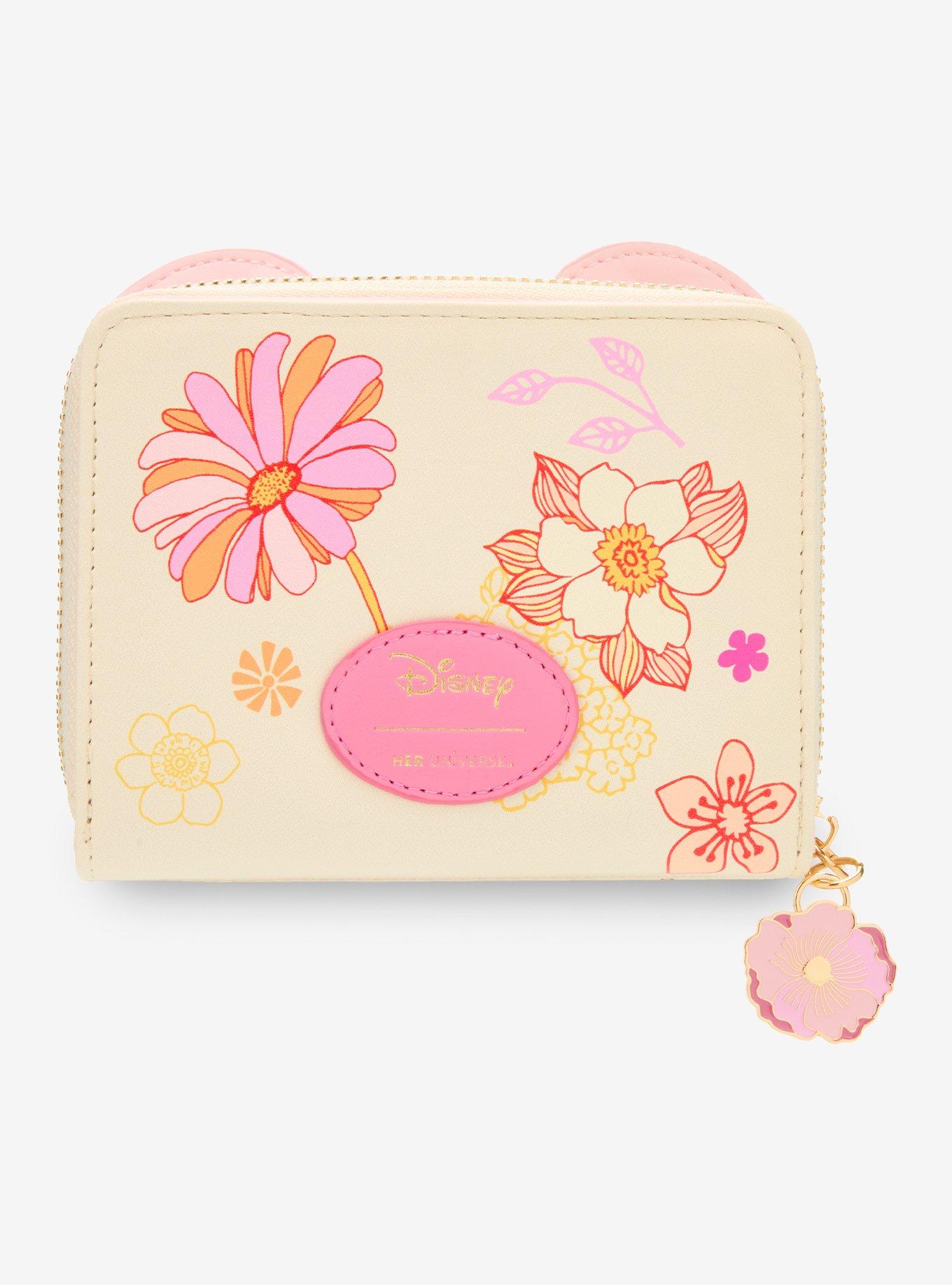 Disney Minnie Mouse Flower Zip Wallet, , alternate - view 3