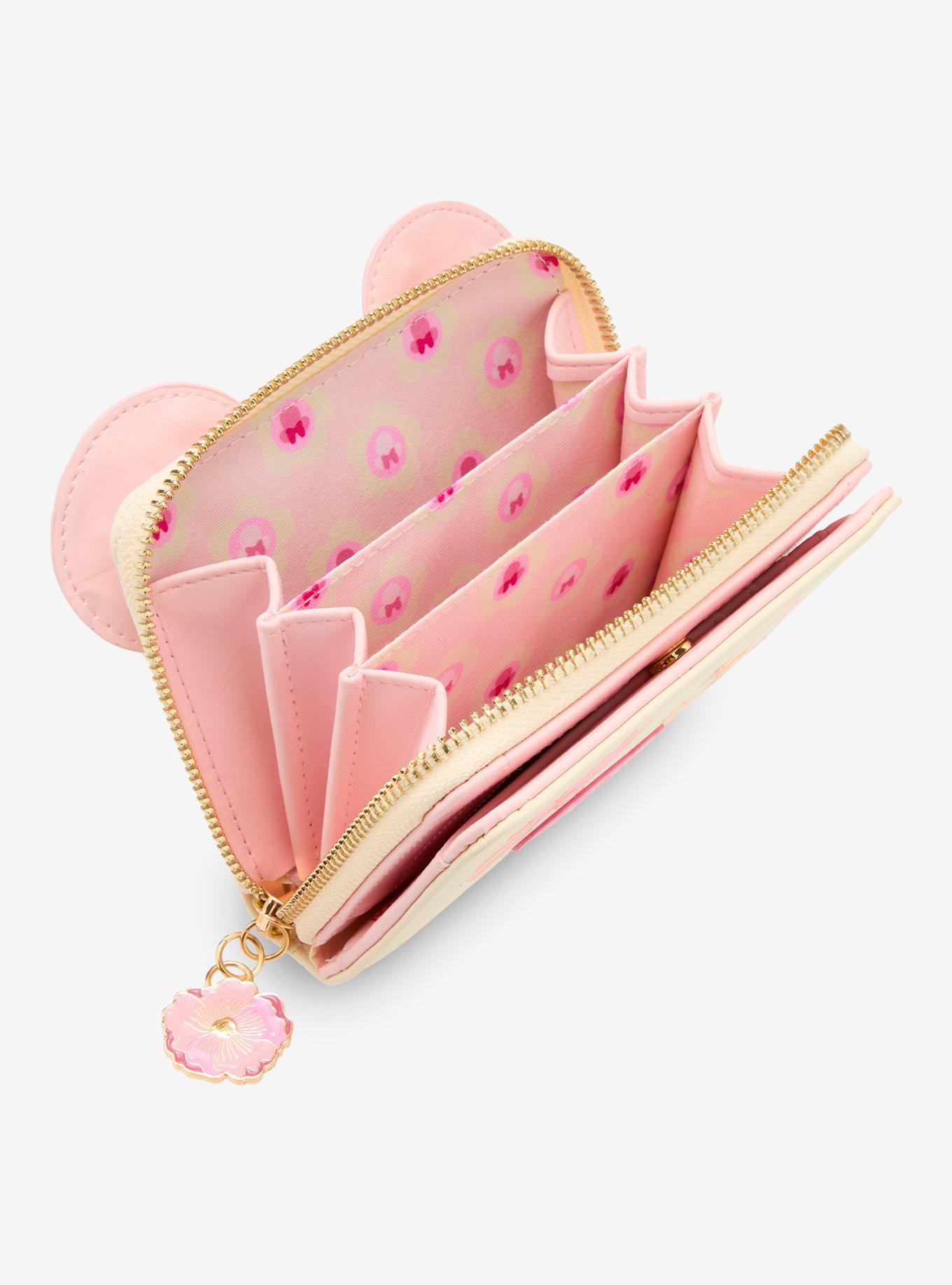 Disney Minnie Mouse Flower Zip Wallet, , alternate - view 5