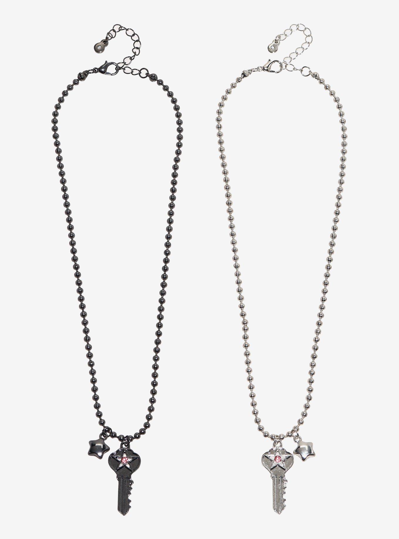 Star Key Best Friend Necklace Set, , hi-res