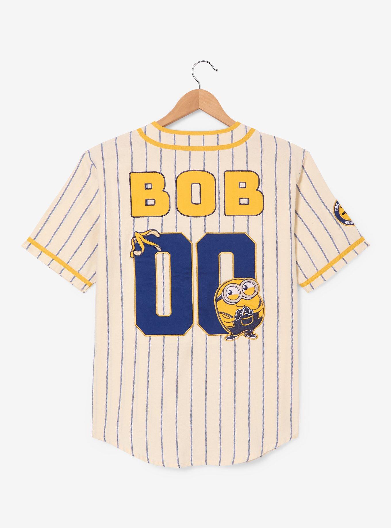 Minions Bob Striped Baseball Jersey - BoxLunch Exclusive, , hi-res