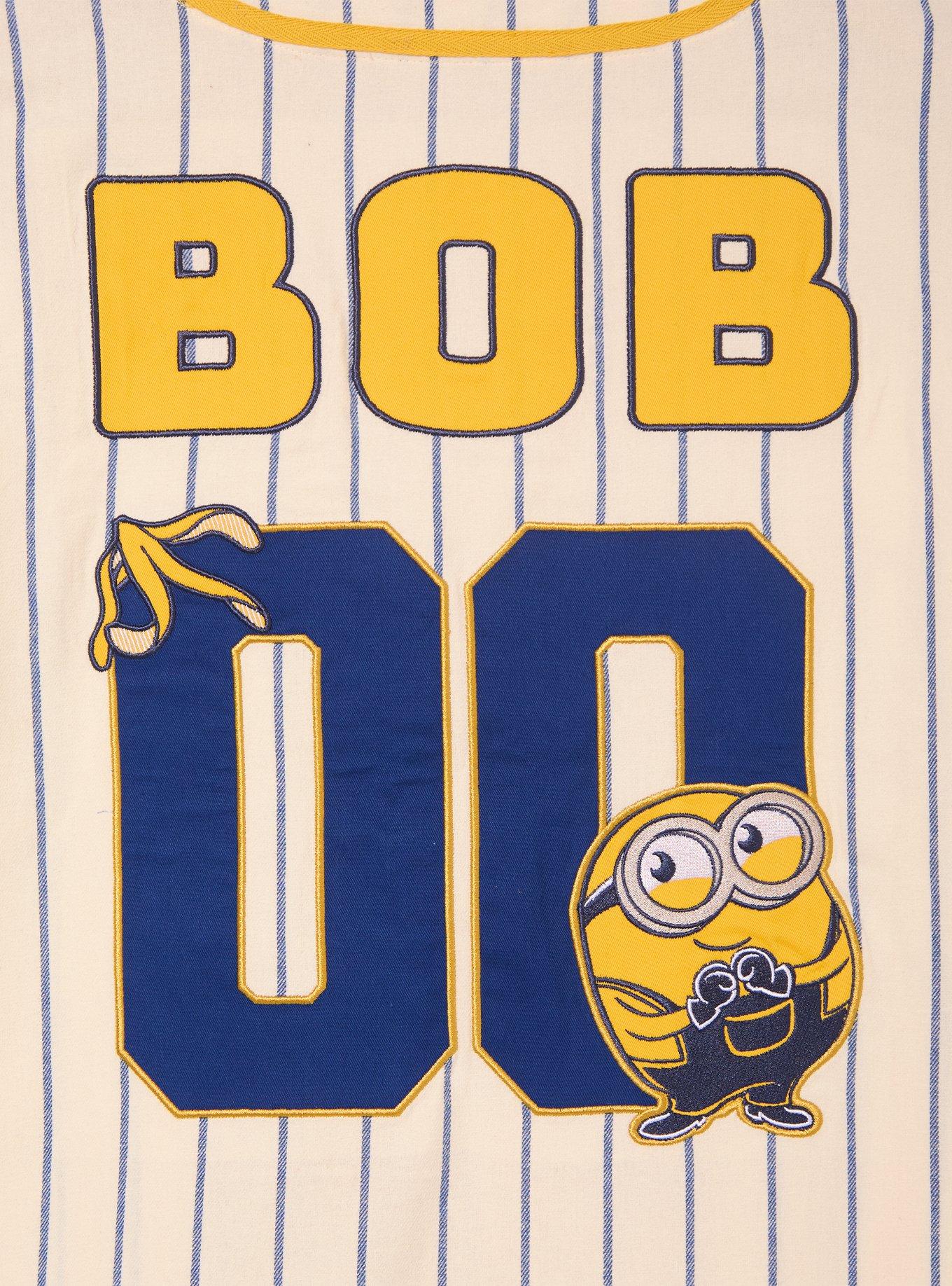 Minions Bob Striped Baseball Jersey - BoxLunch Exclusive, CREAM, alternate
