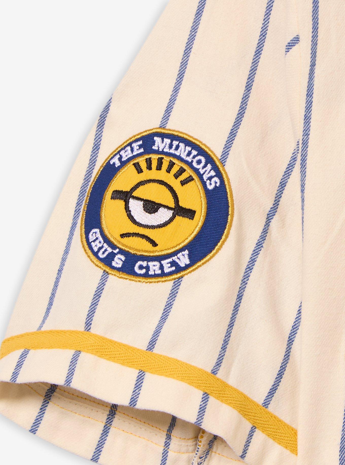 Minions Bob Striped Baseball Jersey - BoxLunch Exclusive, CREAM, alternate